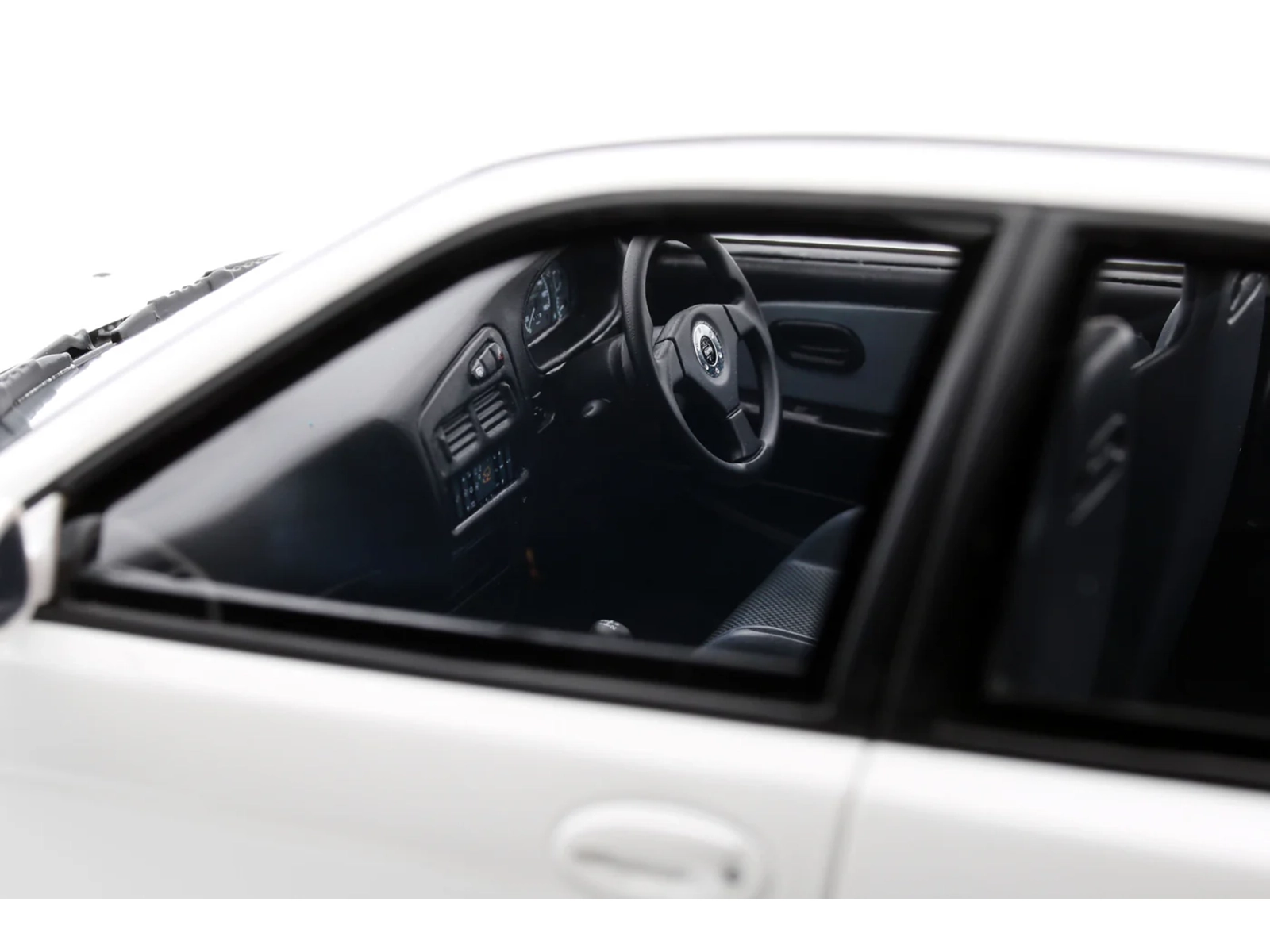 Mitsubishi Lancer RS Evolution III RHD (Right Hand Drive) Scortia White with Red Rally Stripes 1/64 Diecast Model Car by Hobby Japan