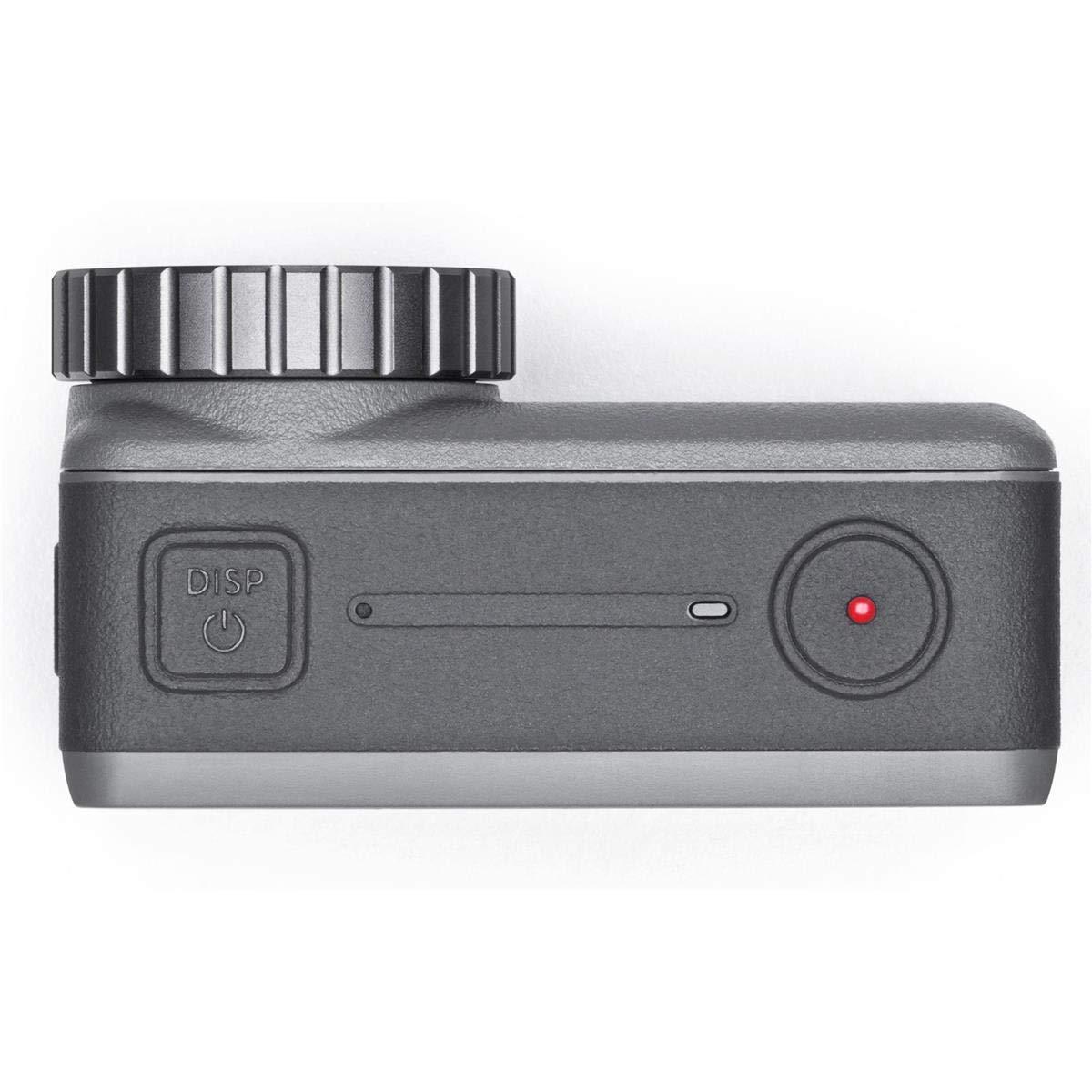 DJI OSMO Action Cam Digital Camera with 2 Displays, 11M Waterproof 4K HDR-Video 12MP, Black | Bundle Kit with Froggi Extreme Sport Action Camera Accessory Set + 32GB microSD Card