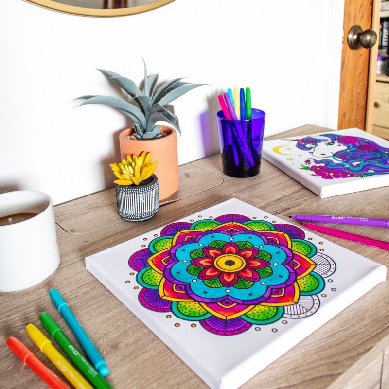 2pk 10" Canvas Art Set - Art 101