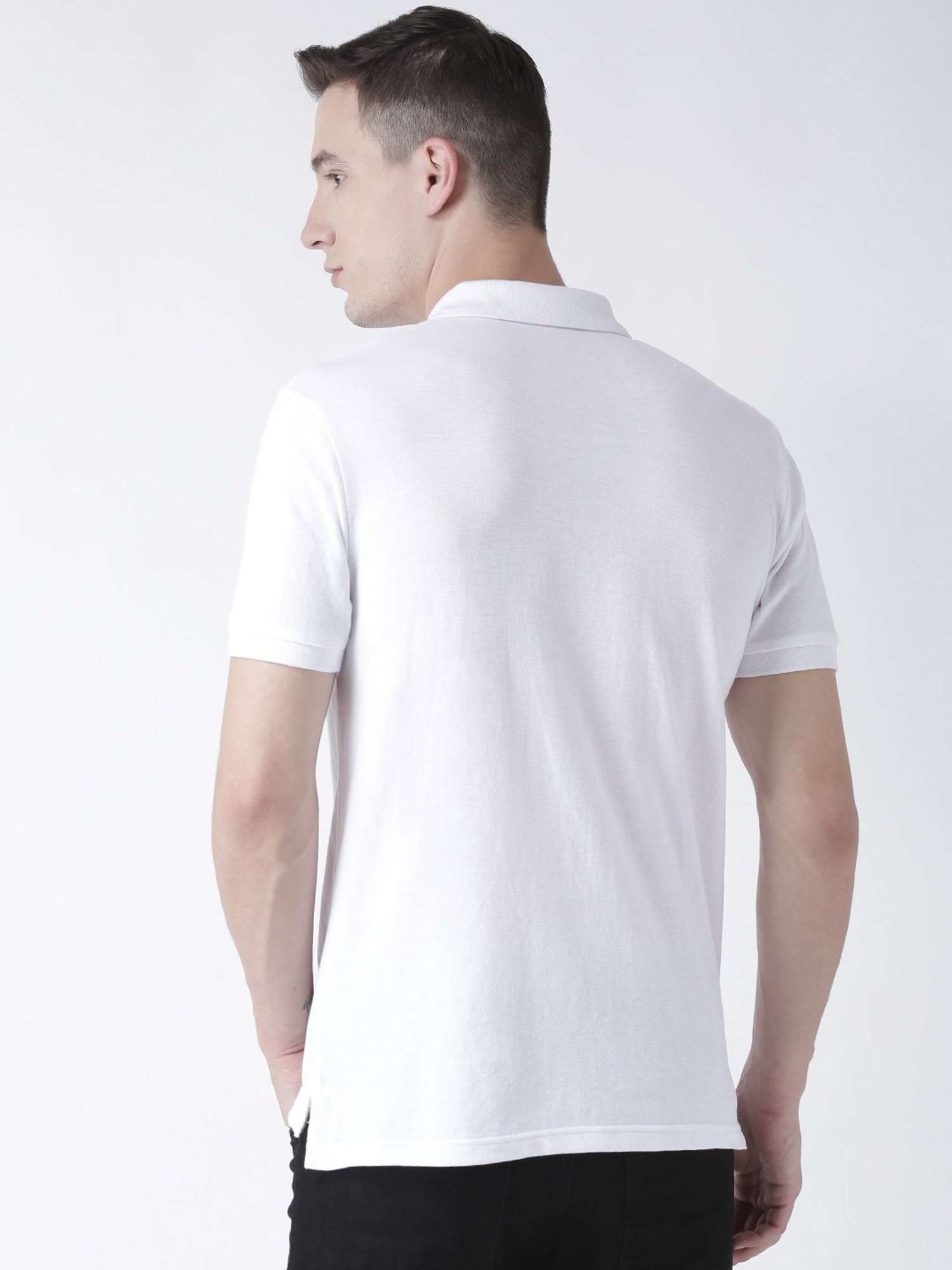 Club York White Polo T-Shirt