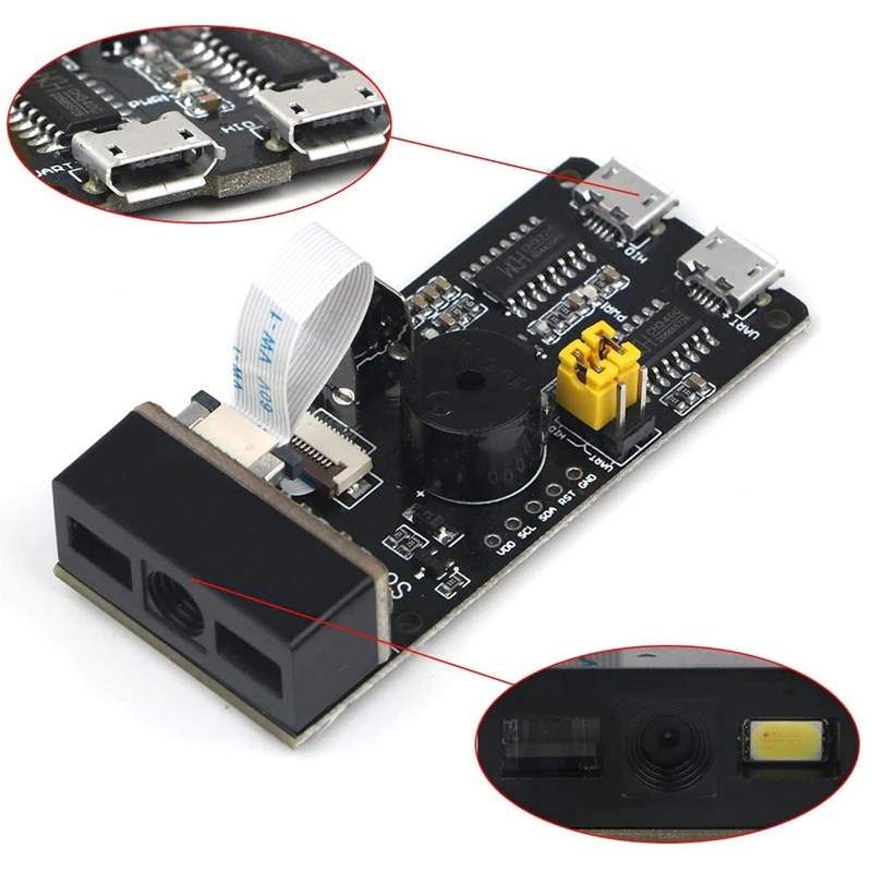 Barcode Scanner Module V3.0 1D/2D Codes Reader Two-Dimensional Scanning Engine Barcode Scan Recognition Module