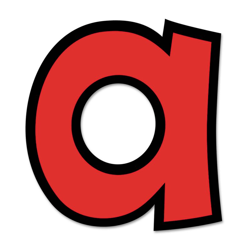 Trend Ready Letters Playful Combo Set Red 4"h 216/Set T79742