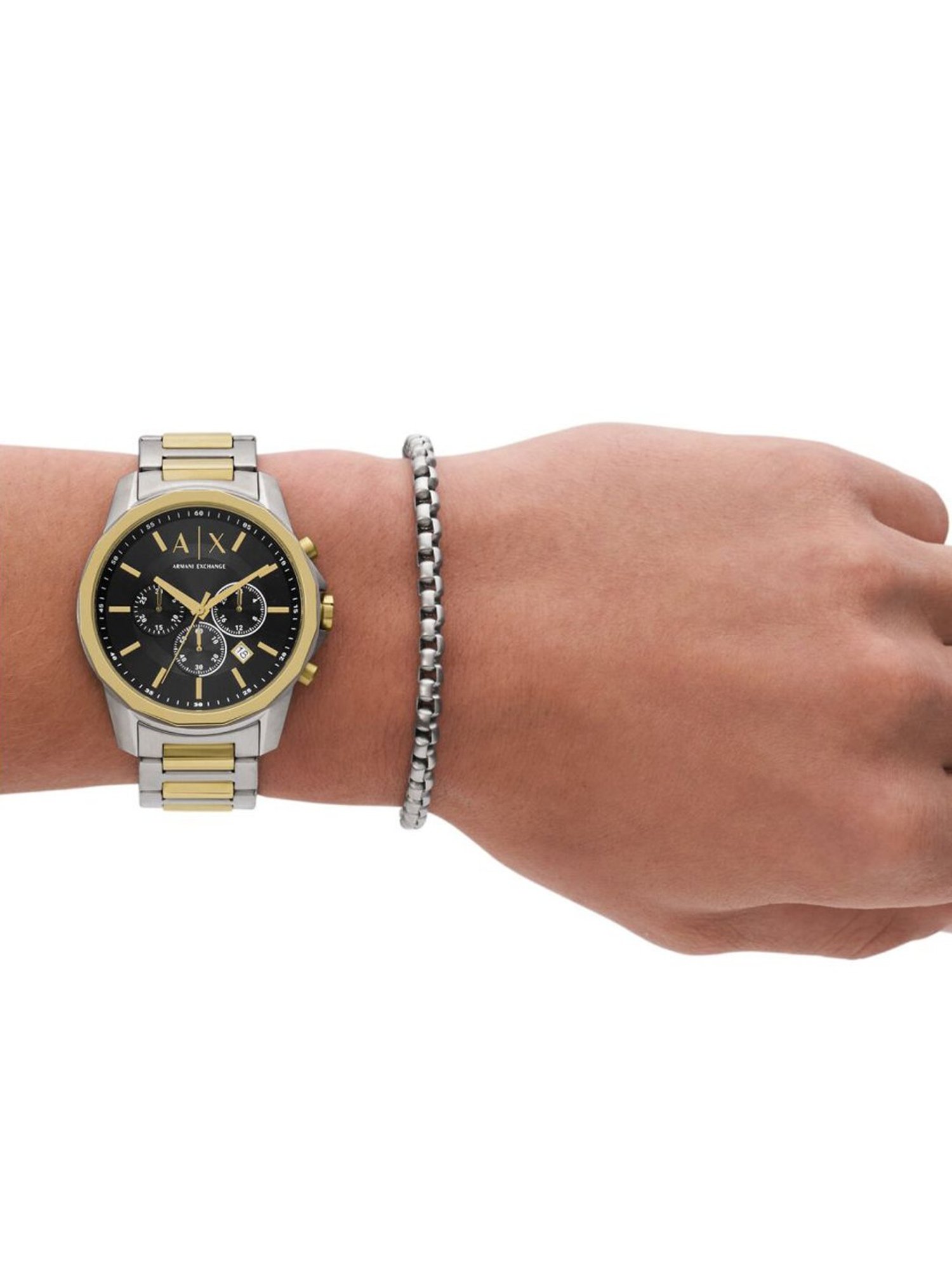 Armani Exchange AX7148SET Analog Watch with Bracelet for Men