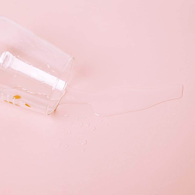 Writing Desk Pad Protector  AntiSlip Thin Mousepad for ComputersOffice Desk Accessories Laptop Waterproof Desk Protector for Office Decor and Home Pink 354 x 17