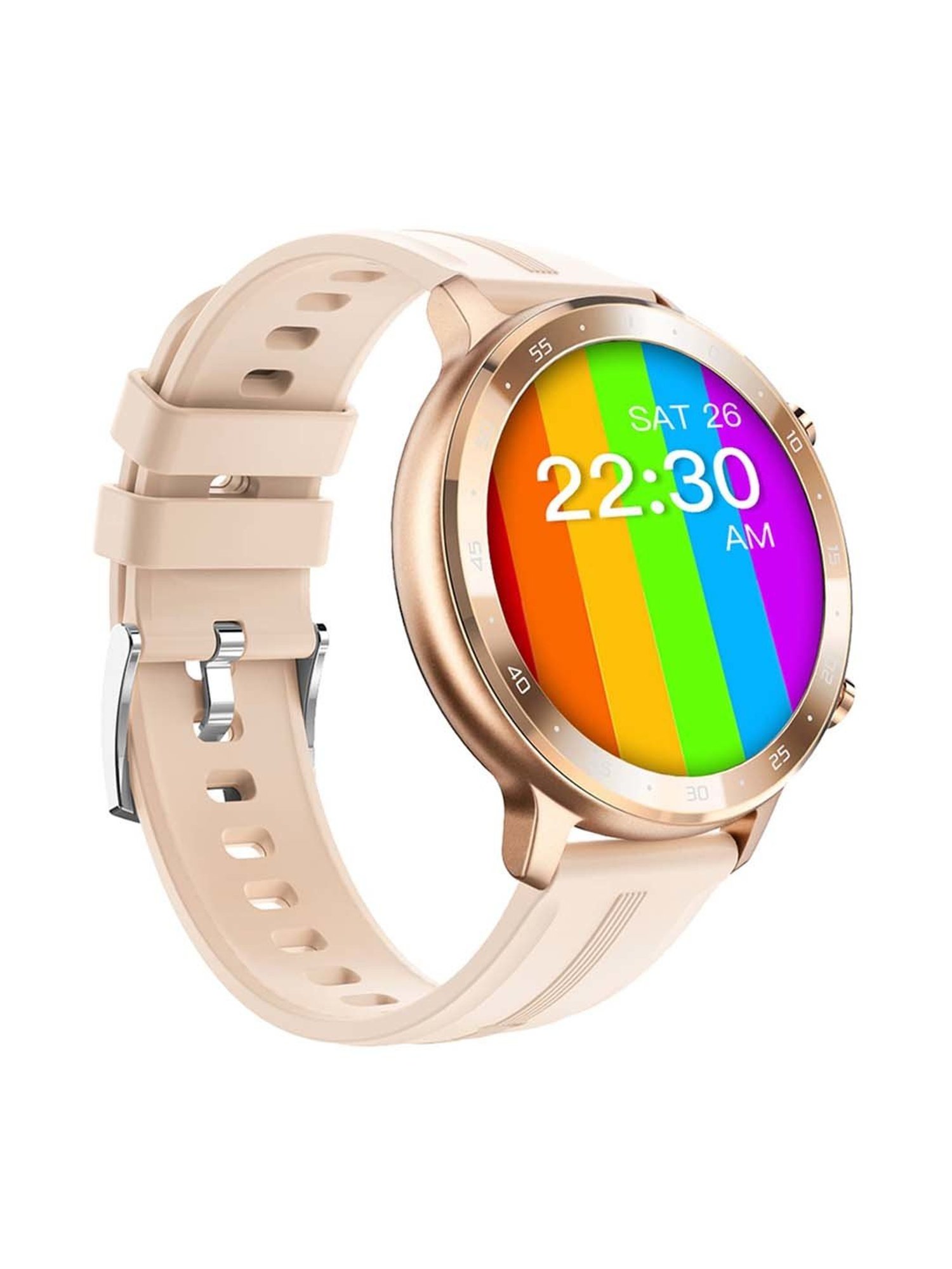 MAXX SX25 Pro Smart Watch with Bluetooth Calling (Rose Gold)