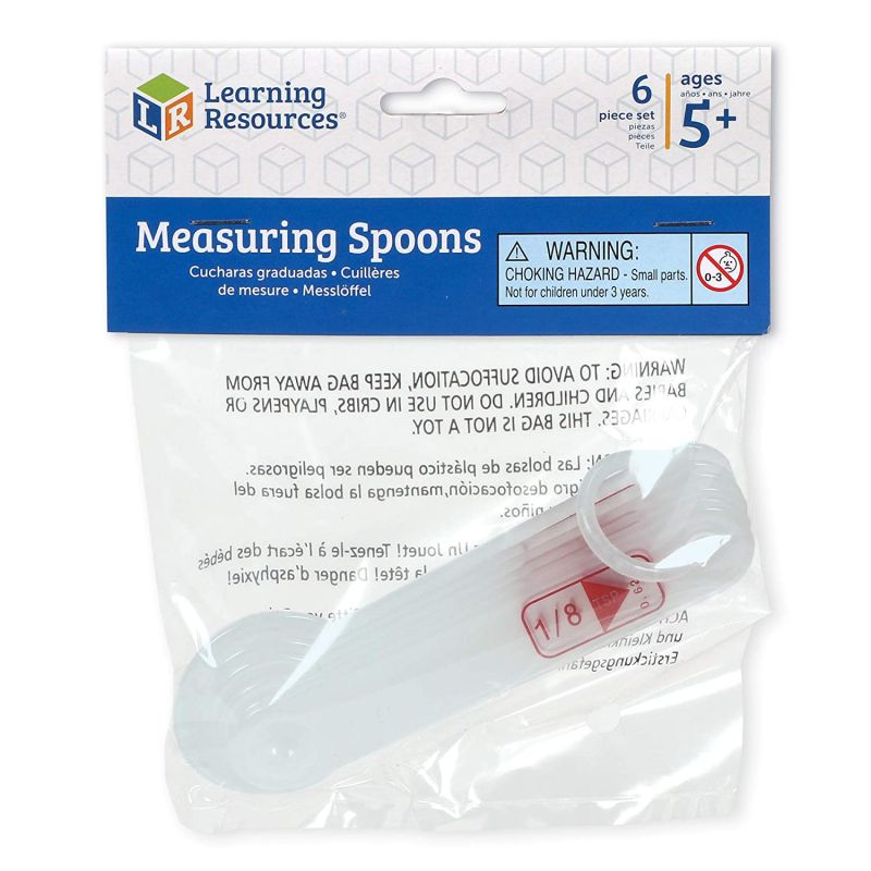 Learning Resources Measuring Spoons, Set of 6