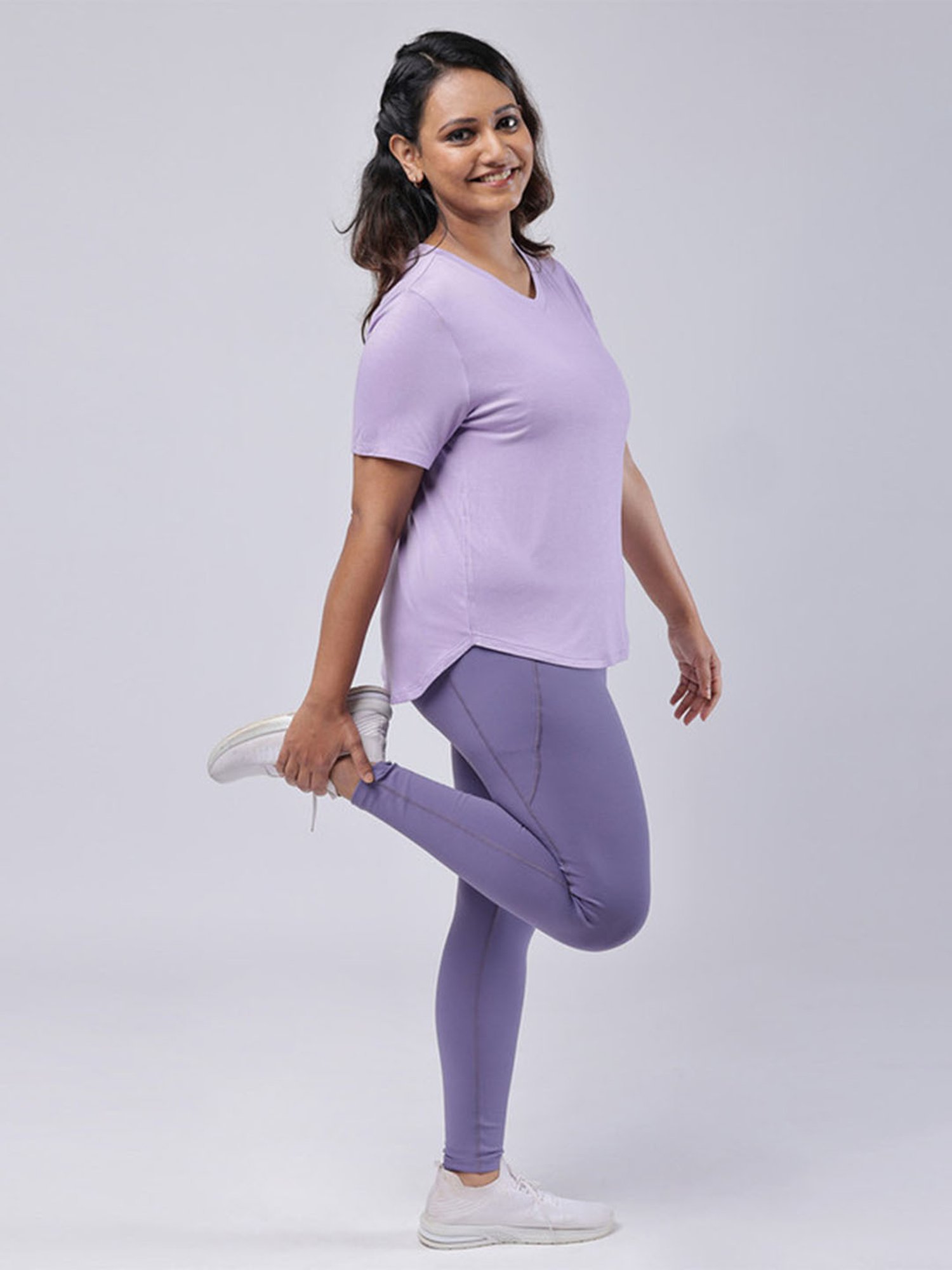 BlissClub Purple Fit-Me-Right Tees - Apple Shaped