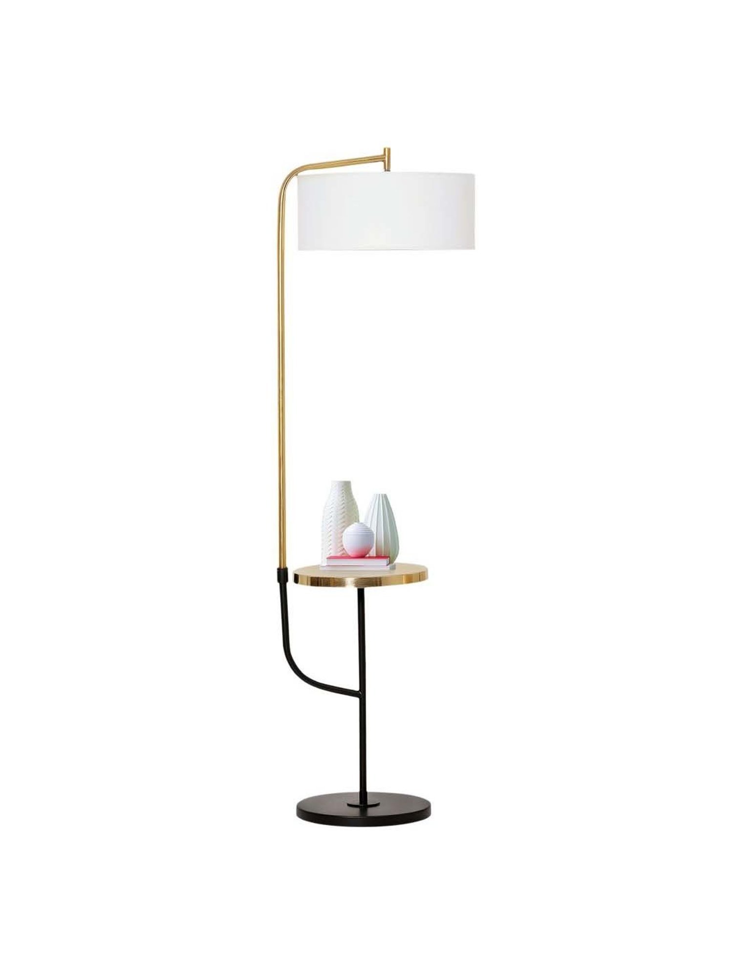 64" x 8.9" x 10.5" Smart Light Full Spectrum Floor Lamp (Includes LED Light Bulb) White - Verilux