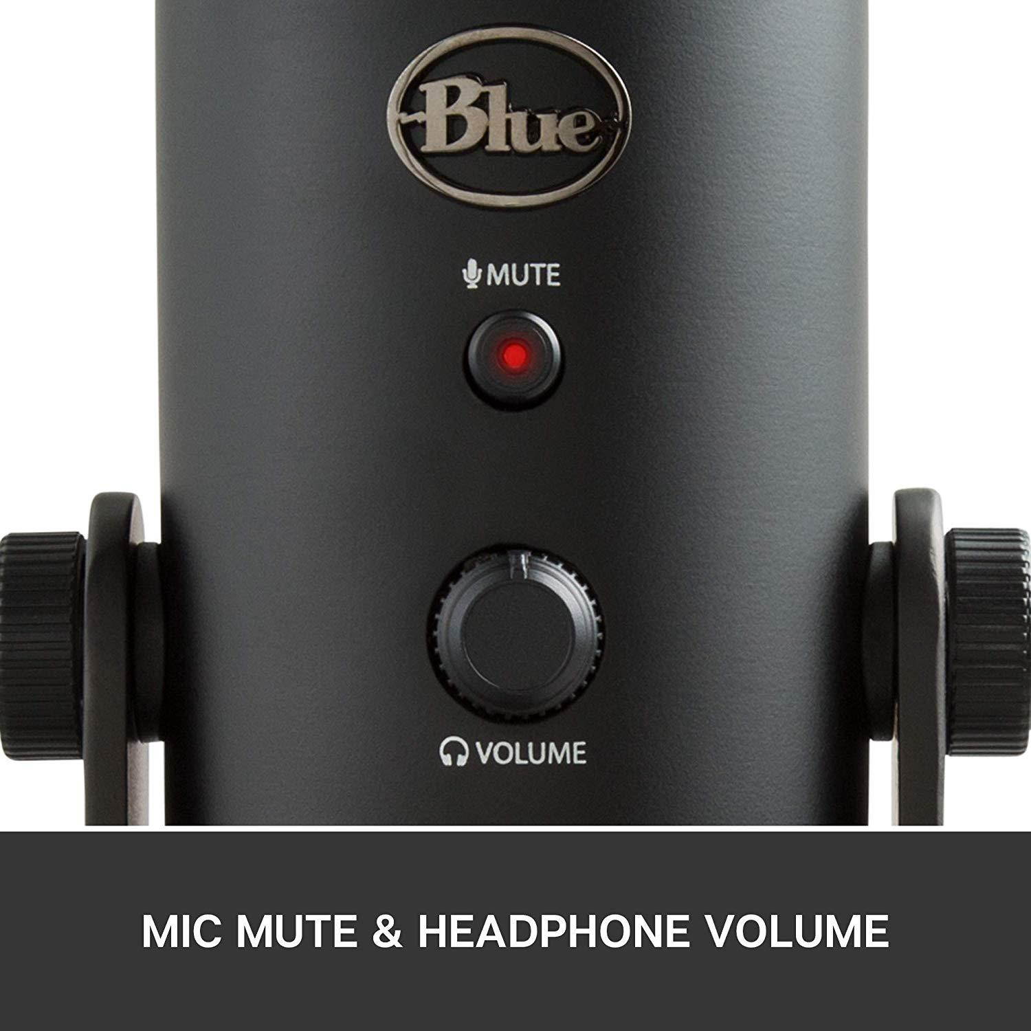 BLUE Condenser Microphone, Blackout, Mic Only (988-000100)