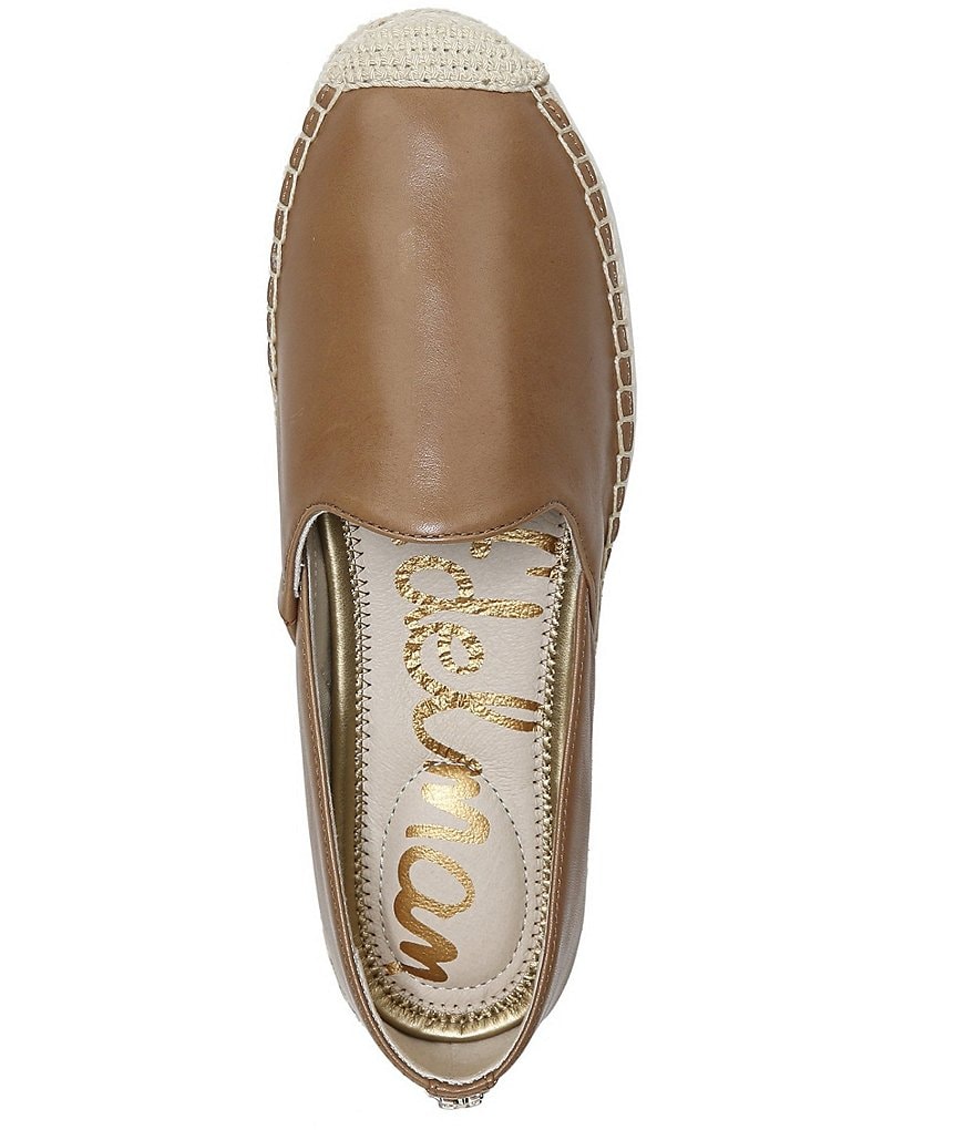 Sam Edelman Kesia Leather Espadrille Flats