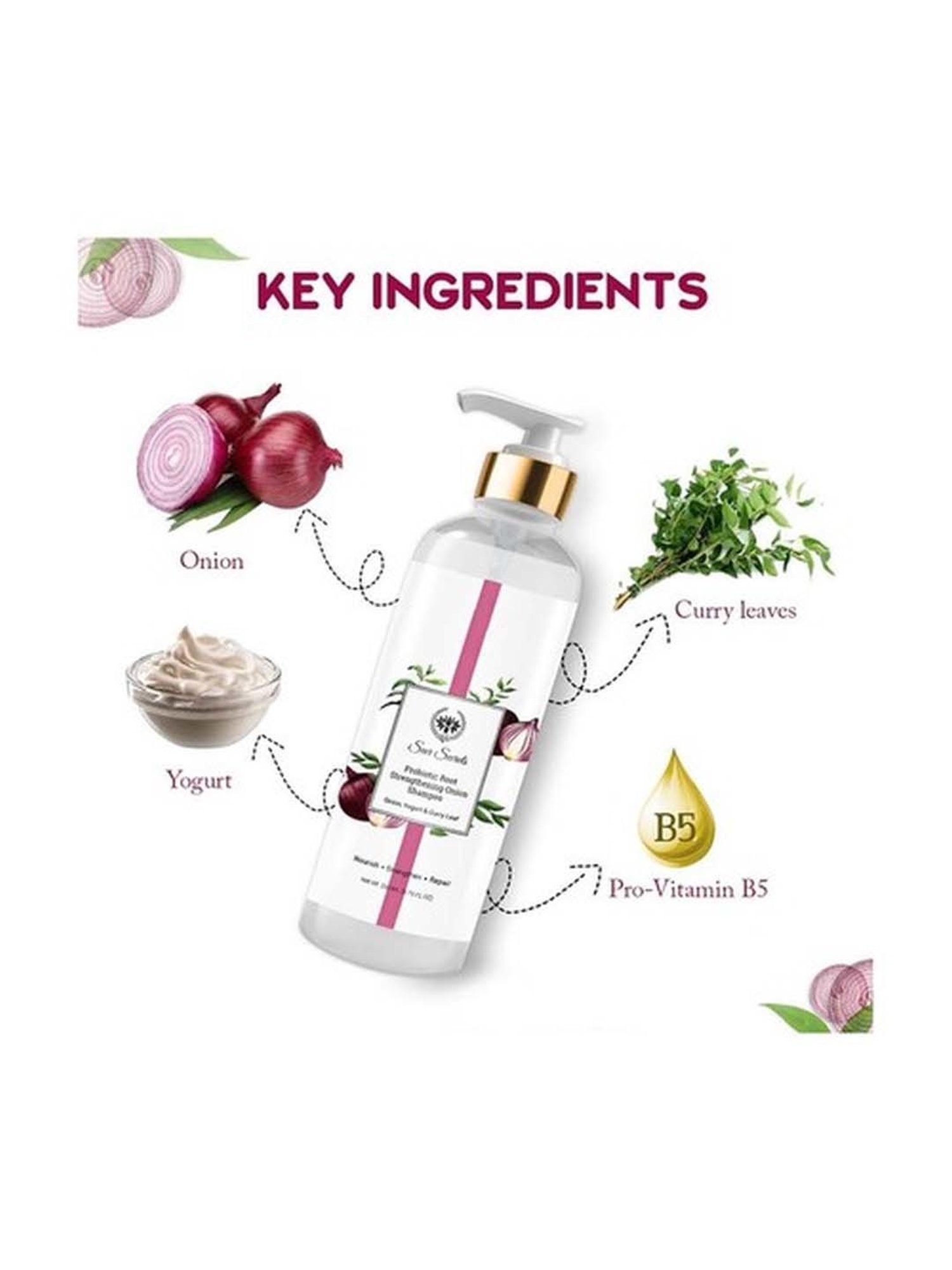 Seer Secrets Probiotic Root Strengthening Onion Shampoo - 200 ml