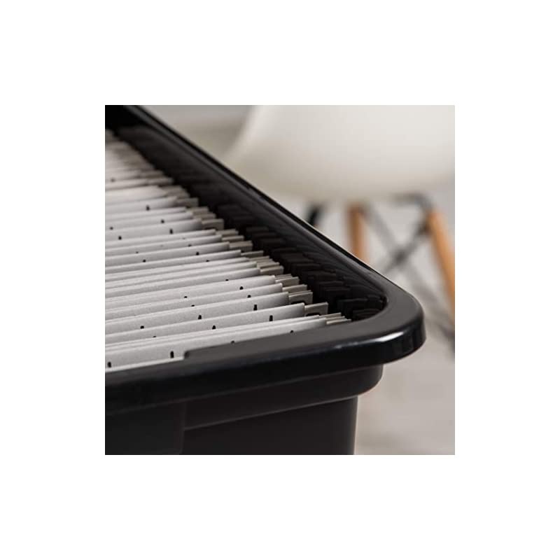 FB-21EE Letter and Legal Size File Box, Medium, Black, 4 Count