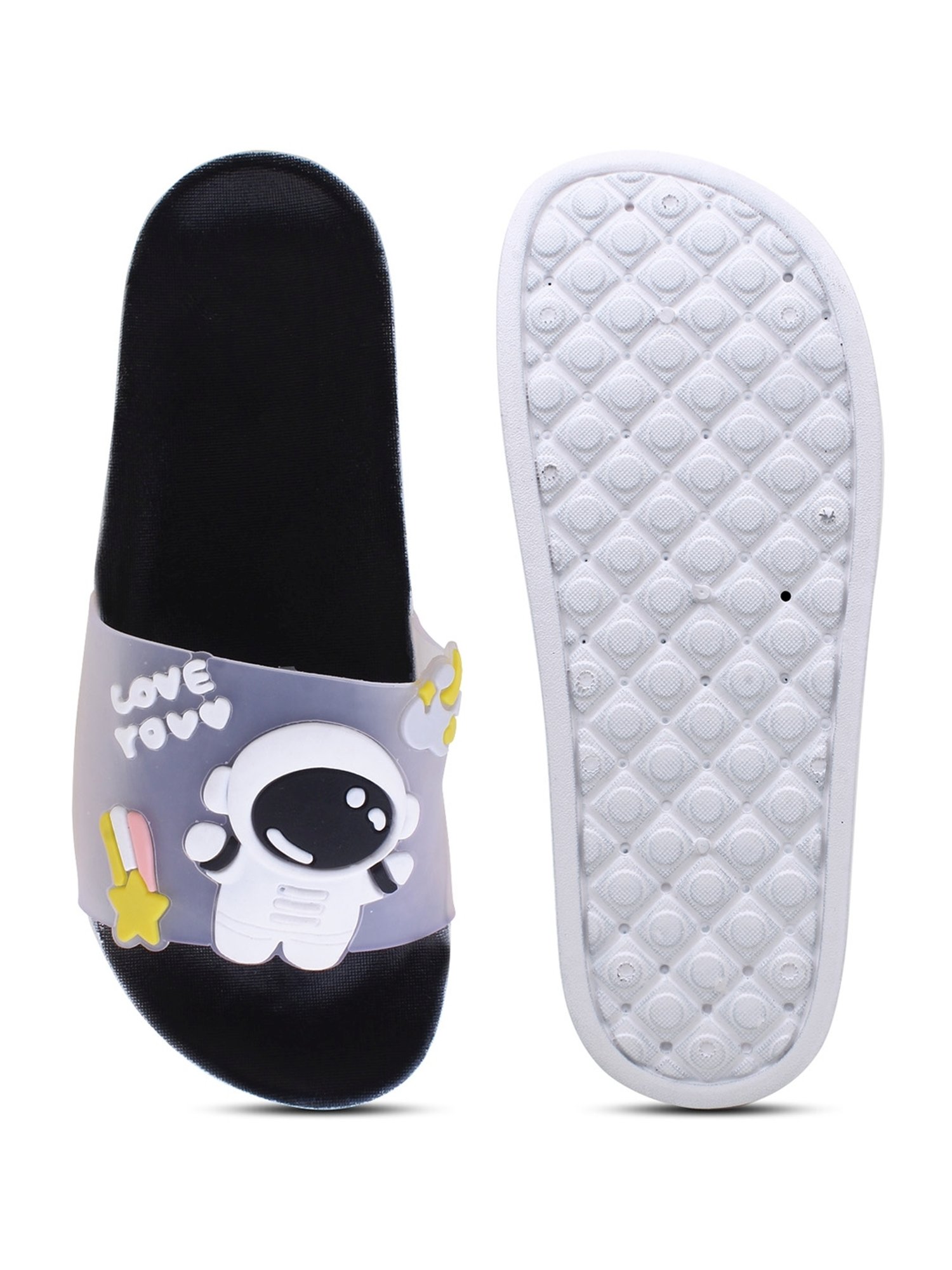 Pampy Angel Women's Black Slides