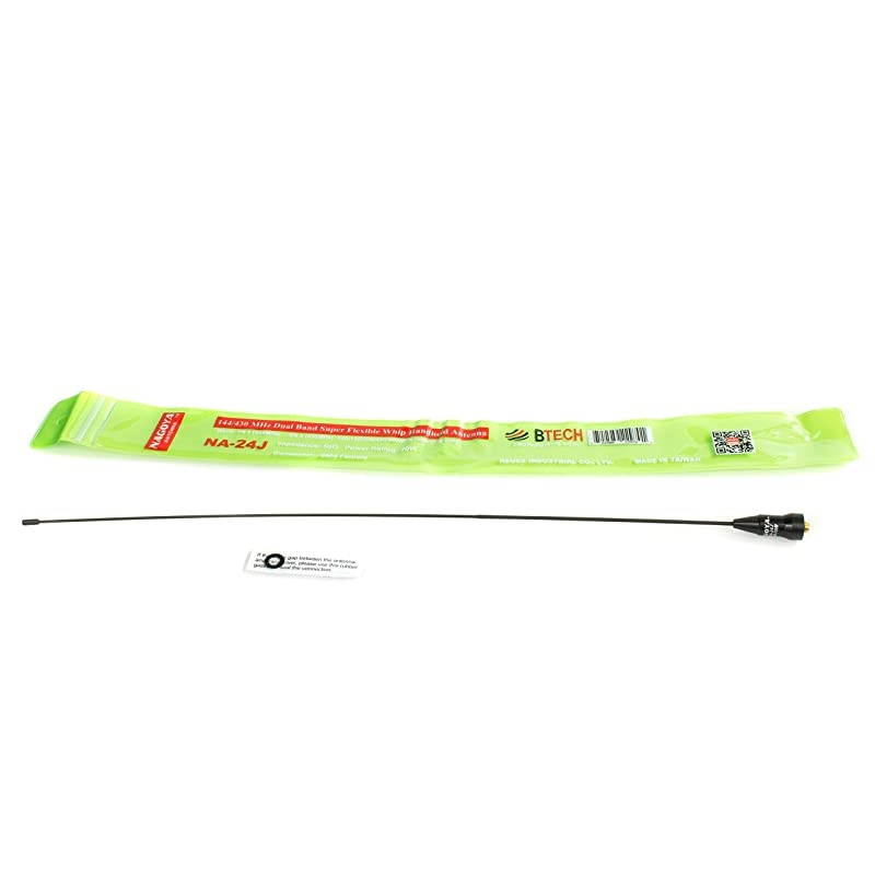 Authentic Genuine Nagoya NA24J 162Inch Ultra Whip VHFUHF 144430Mhz Antenna SMAFemale for  and BaoFeng Radios