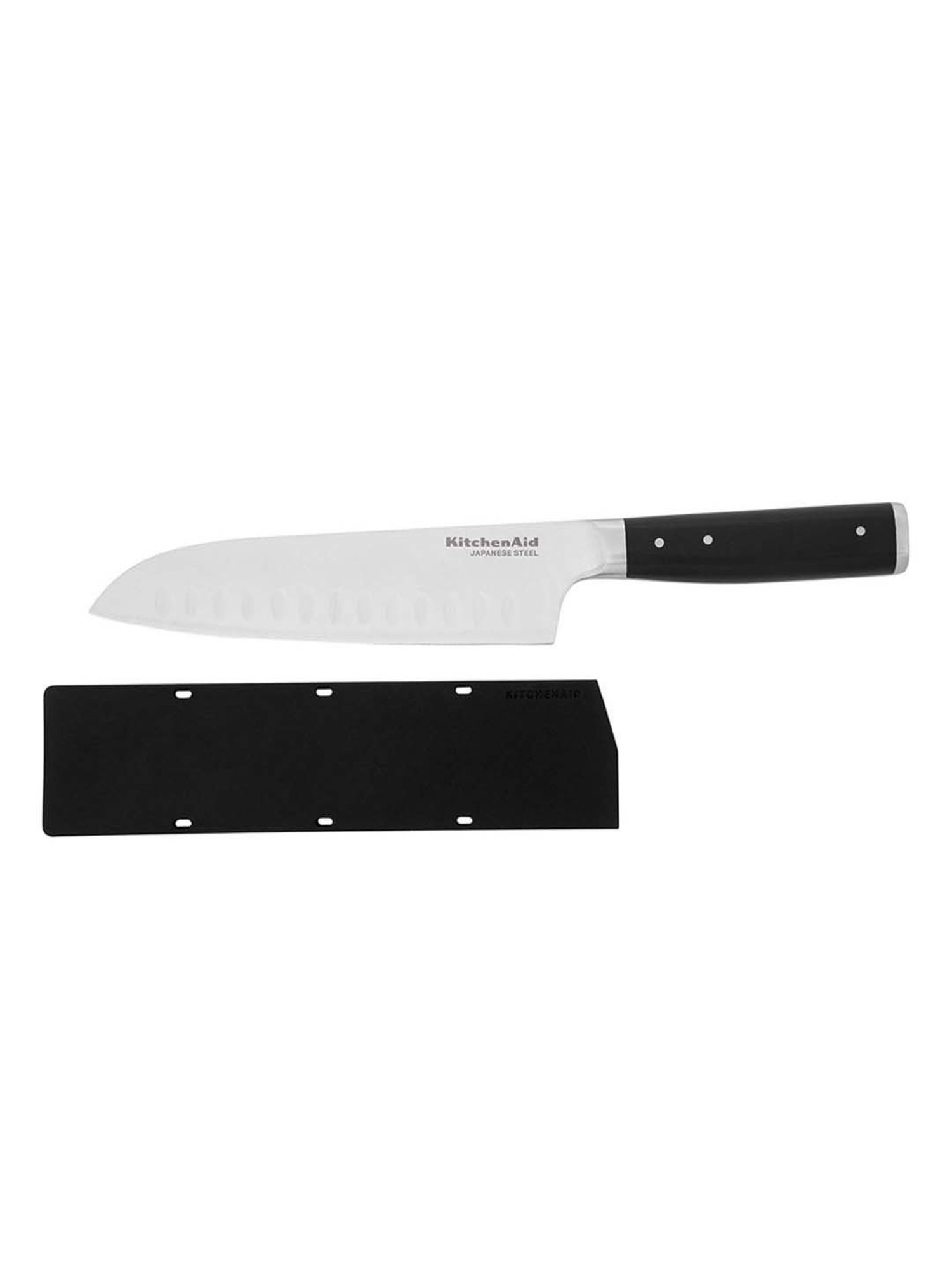 KitchenAid Black Medium Santoku Knife