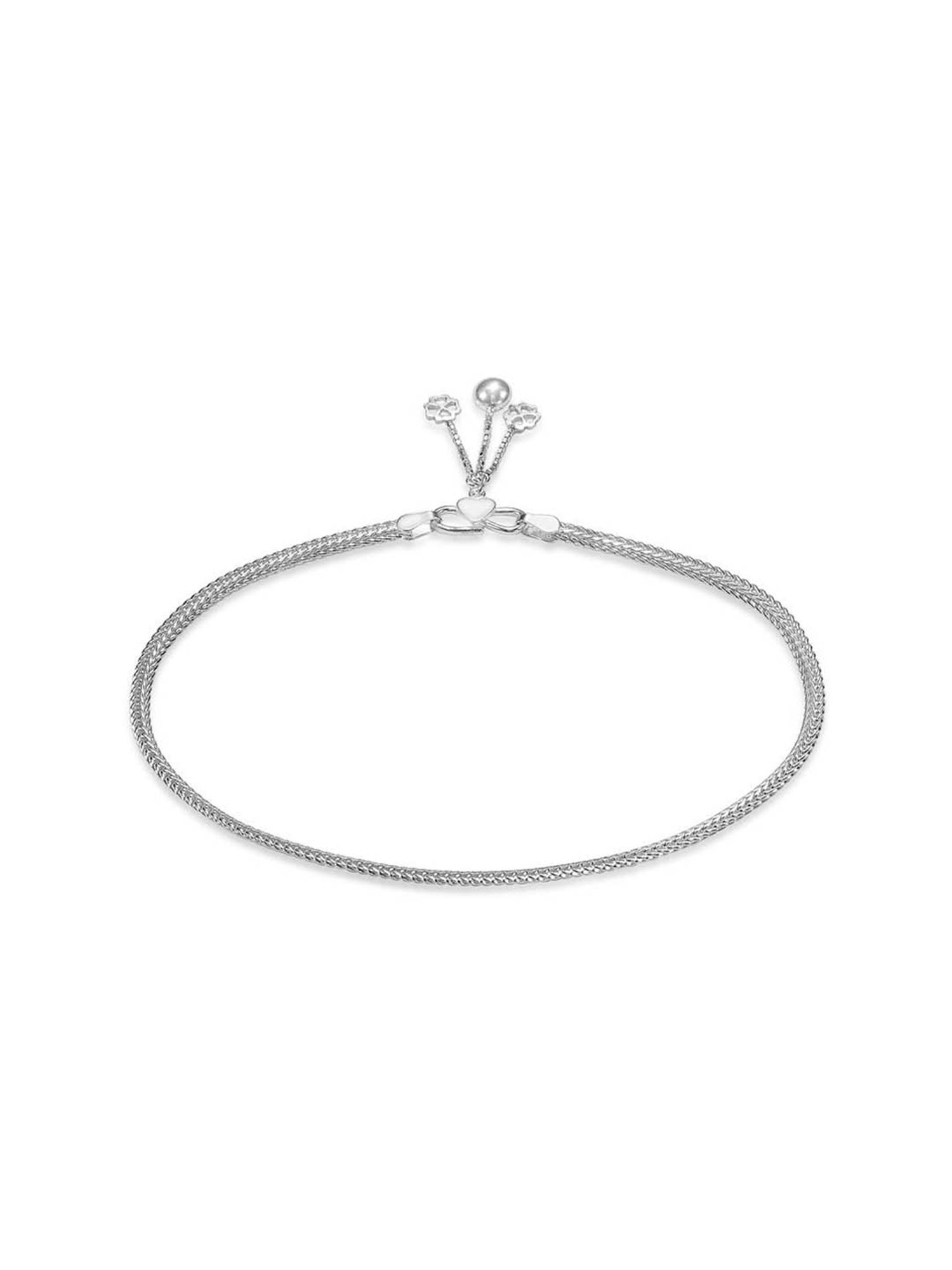 Taraash 92.5 Sterling Silver Anklets for Women