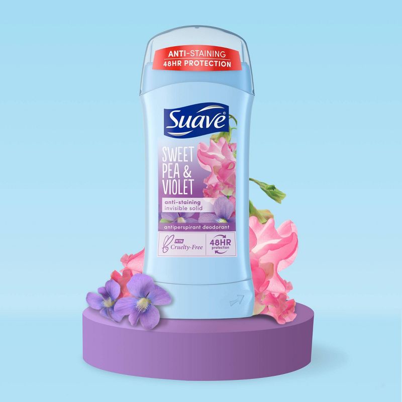 Suave Sweet Pea & Violet 48-Hour Antiperspirant & Deodorant Stick - 2.6oz/2ct