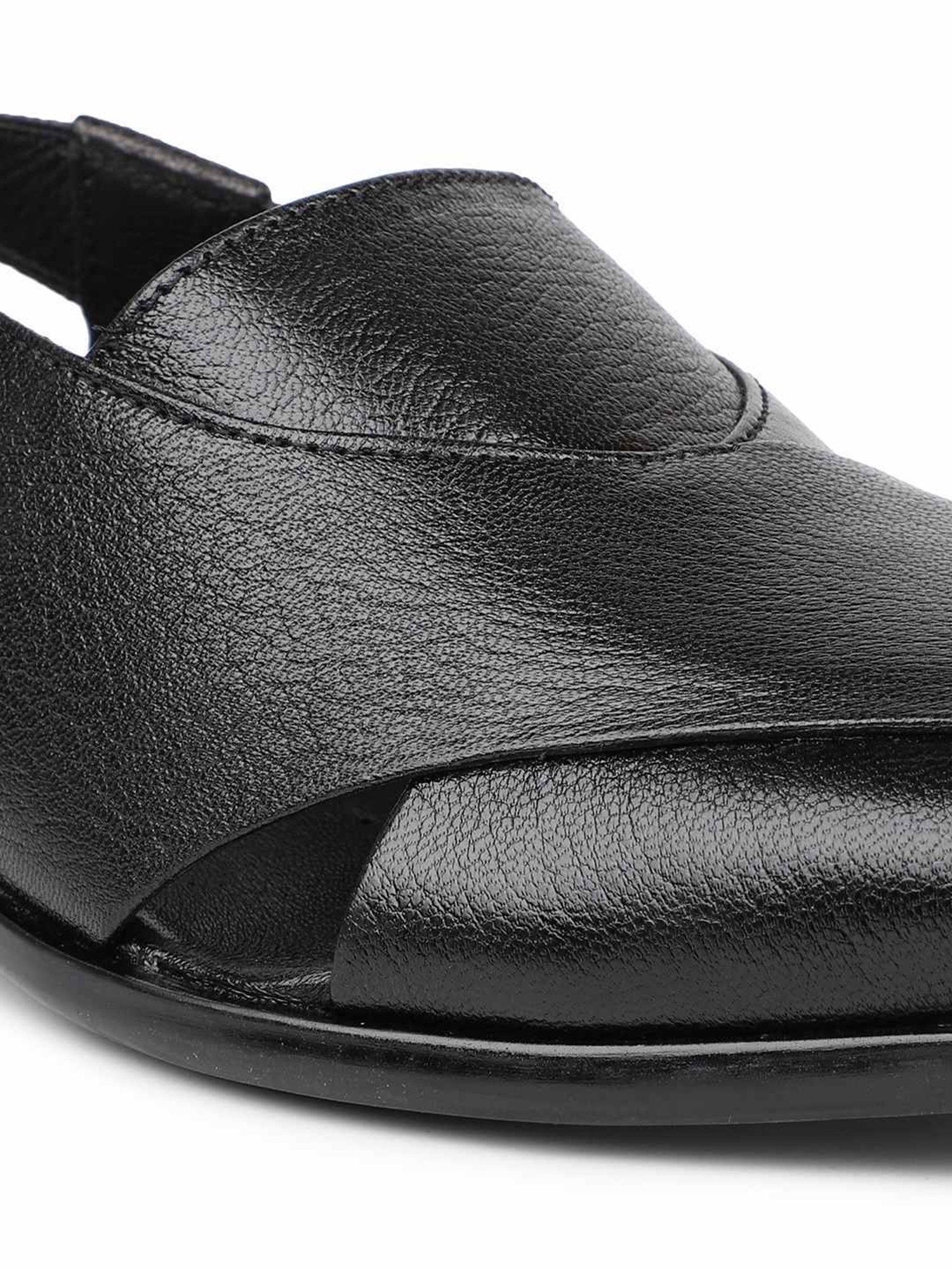Privo by Inc.5 Men's Black Back Strap Sandals