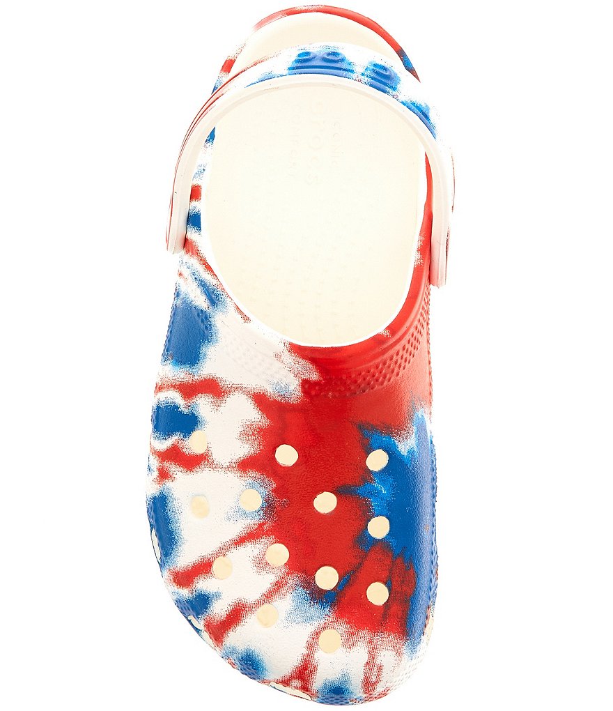 Crocs Kids' Classic Tie Dye Clogs (Youth)