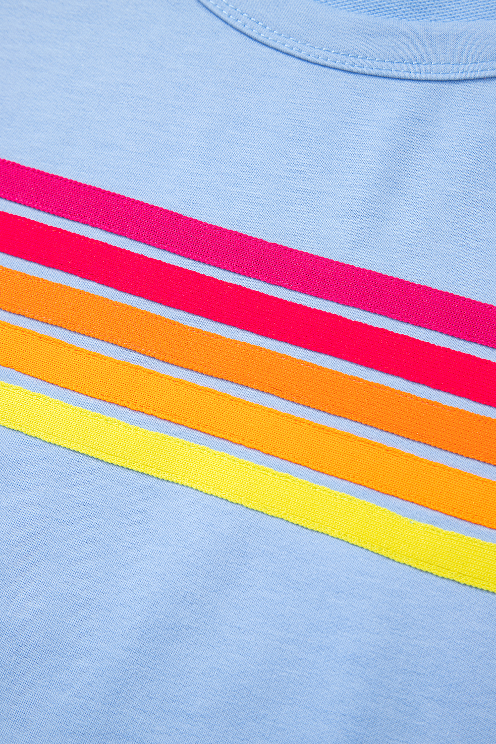 Red Cheetah Print Casual Short Sleeve Crew Neck T Shirt