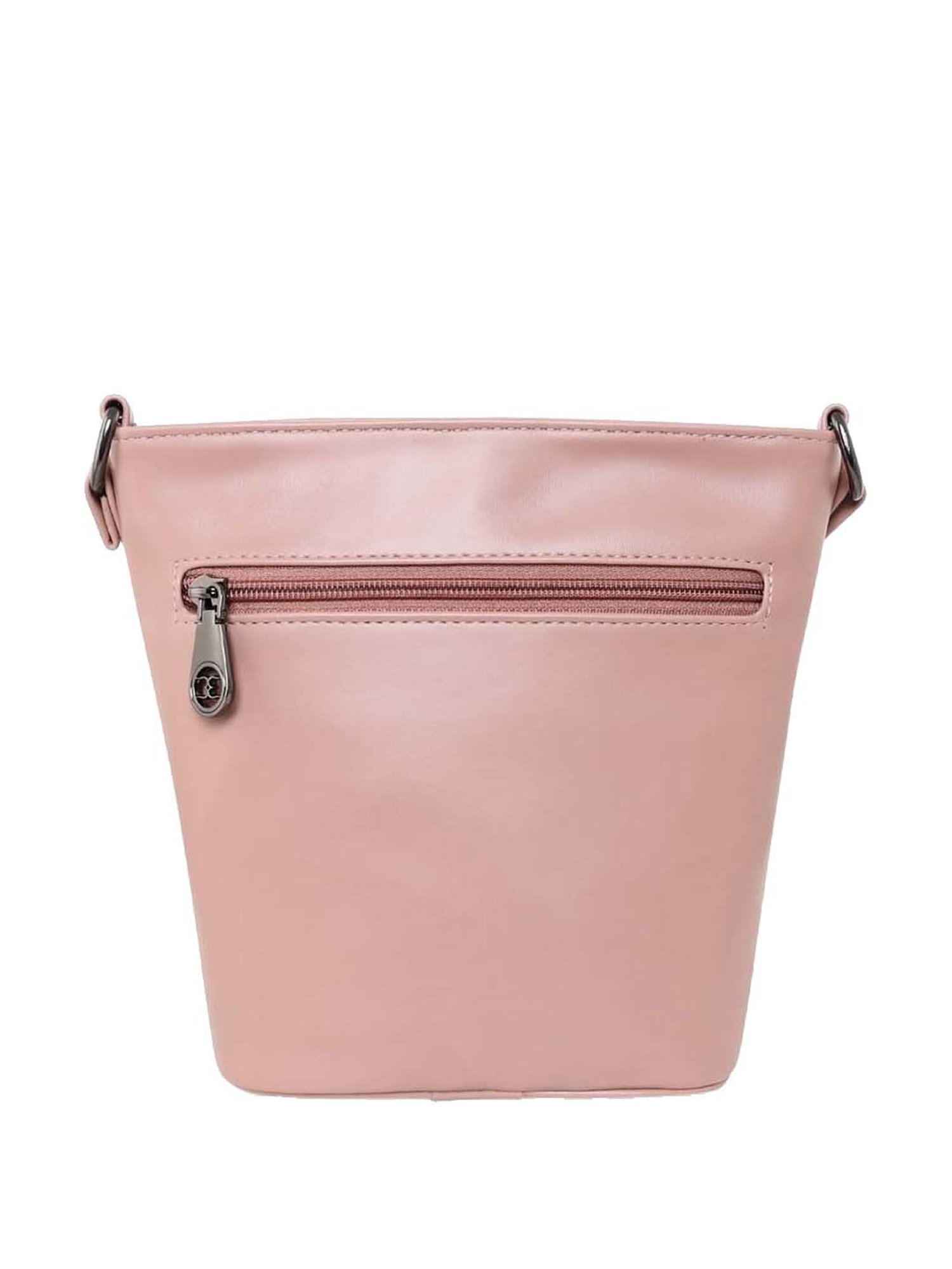 Esbeda Peach Solid Small Sling Handbag