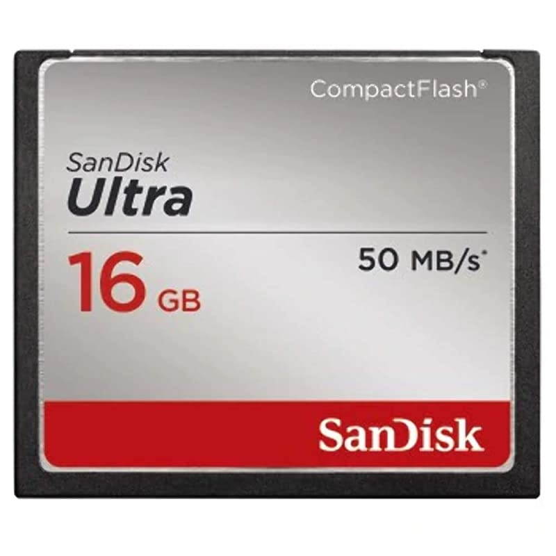 Ultra 16GB CompactFlash Memory Card Speed Up To 50MBs SDCFHS016GG46
