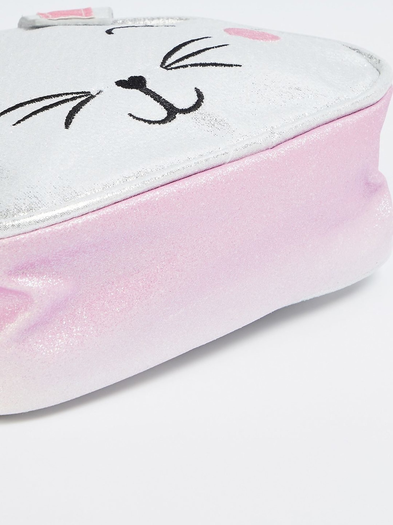 Ginger by Lifestyle Silver Shimmer Cross Body Bag