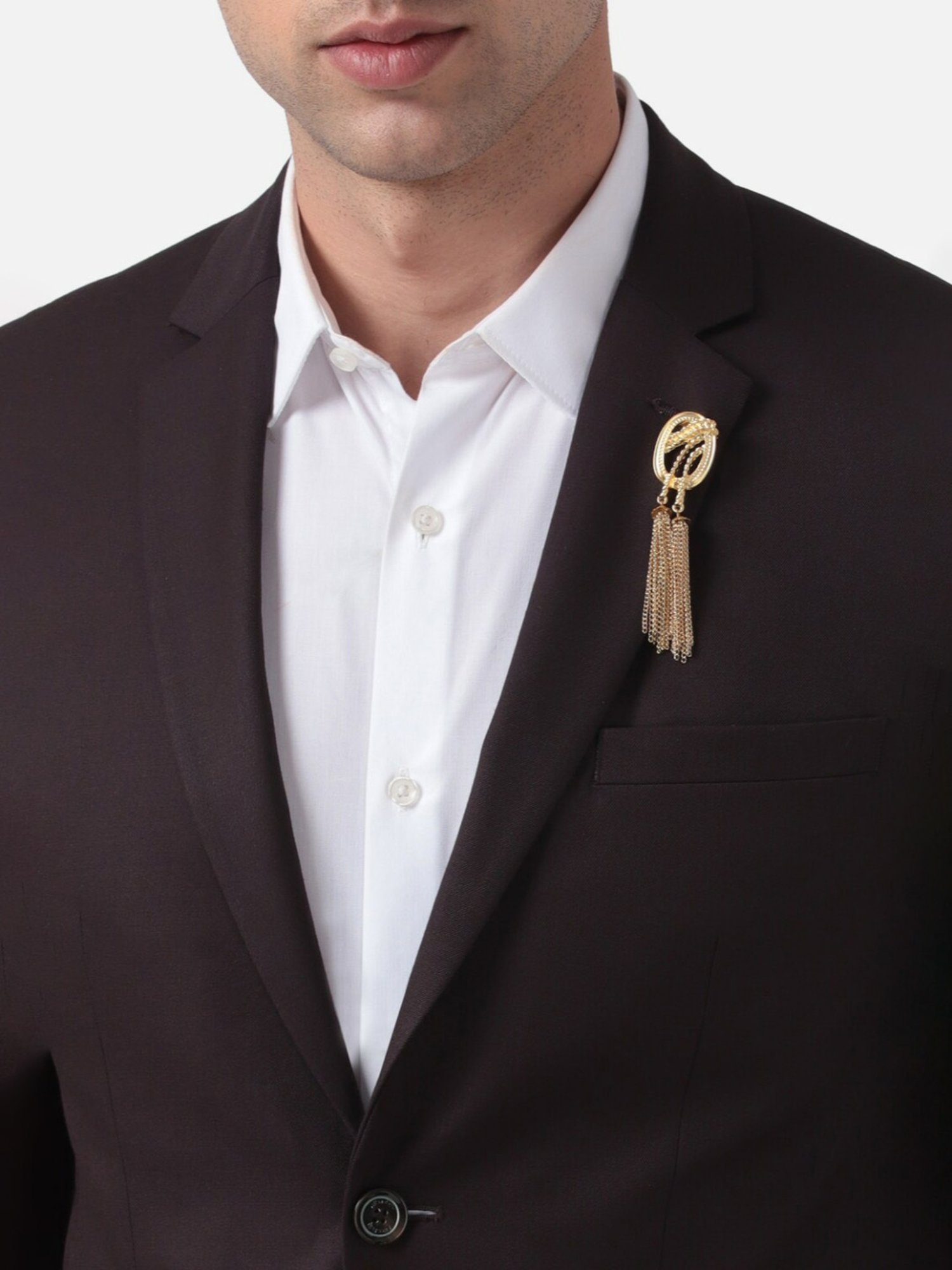 Van Heusen Golden Lapel Pin