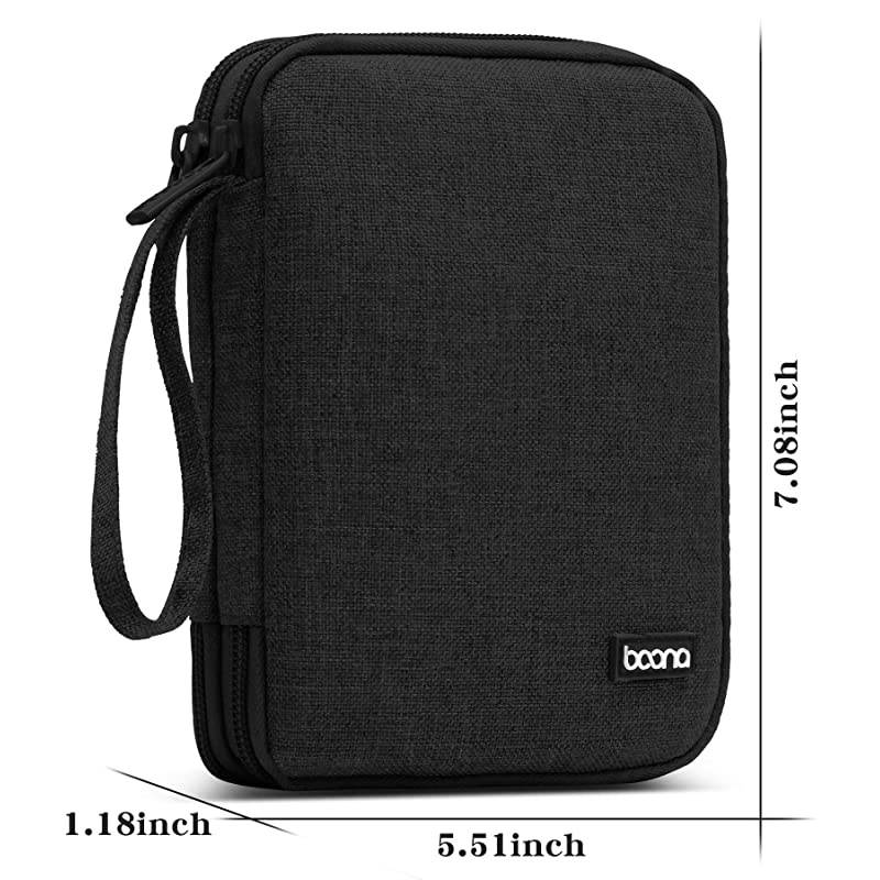 Organizer Travel Universal Cable Organizer s Accessories Cases for Cable Double LayerBlackS