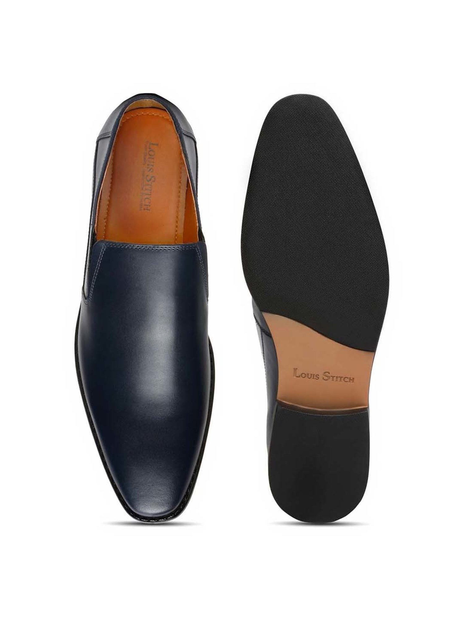 Louis Stitch Men's Blue Formal Loafers