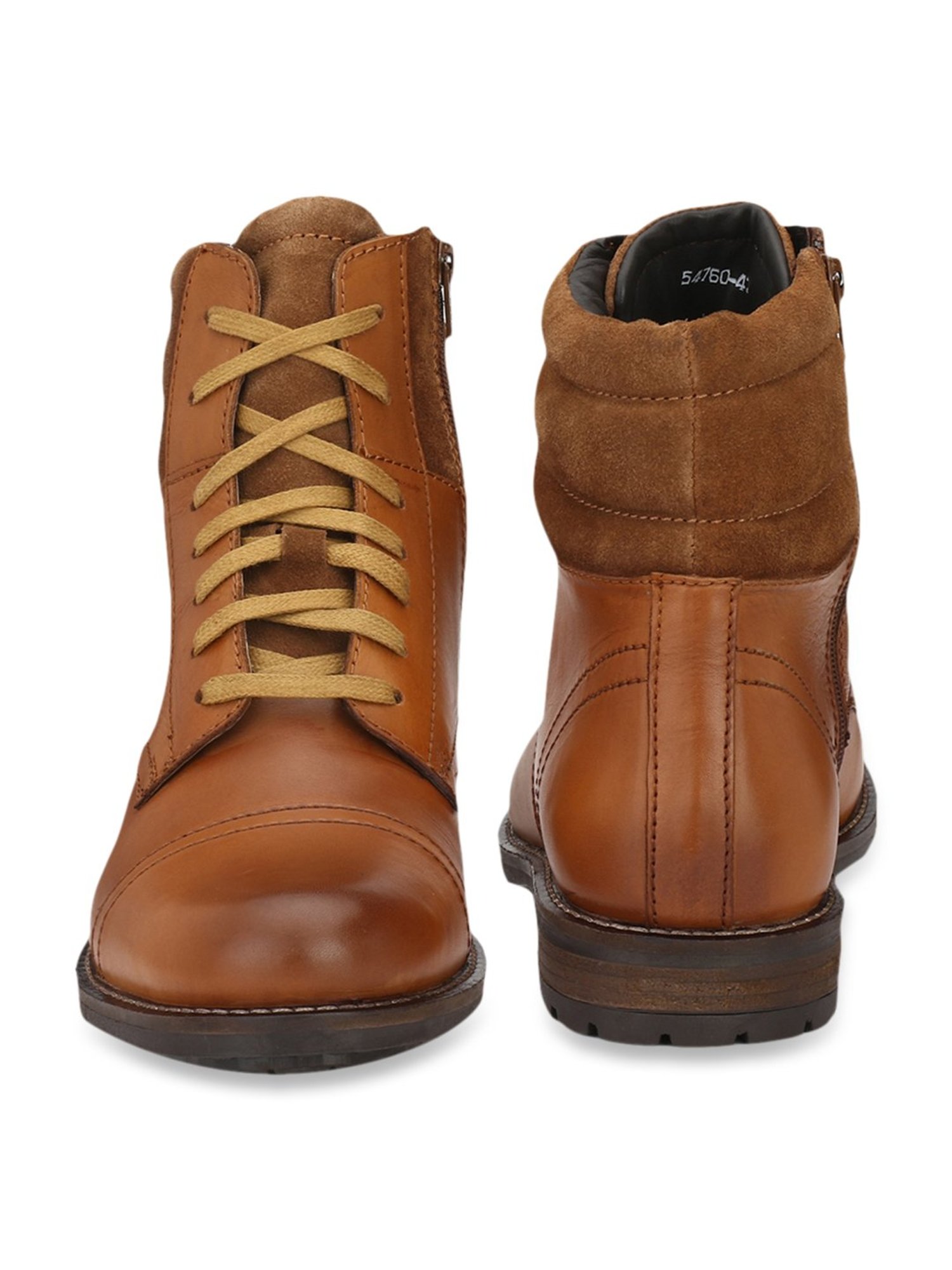 Delize Men's Tan Derby Boots