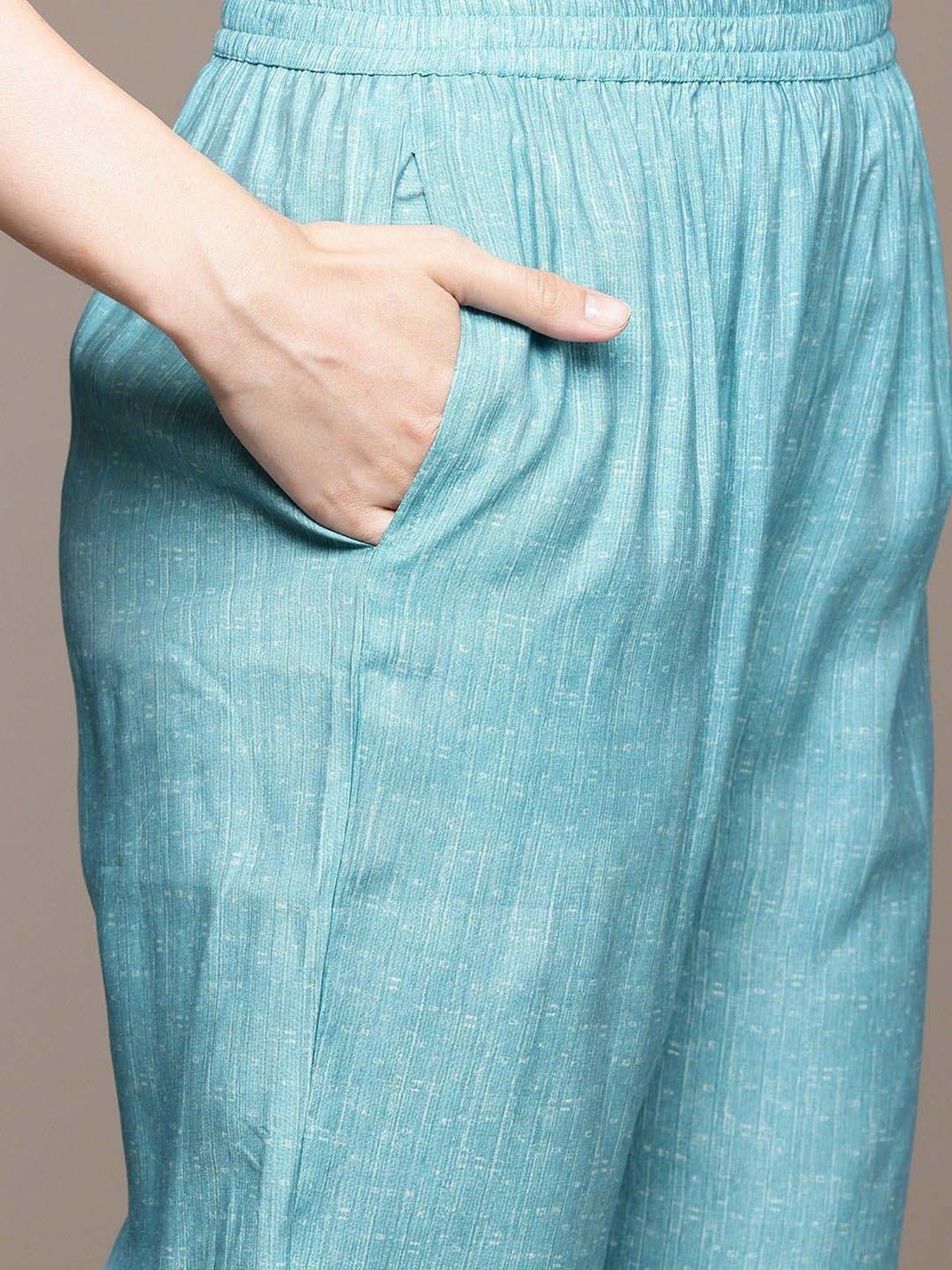 READIPRINT FASHIONS Blue Printed Kurta Pant Set