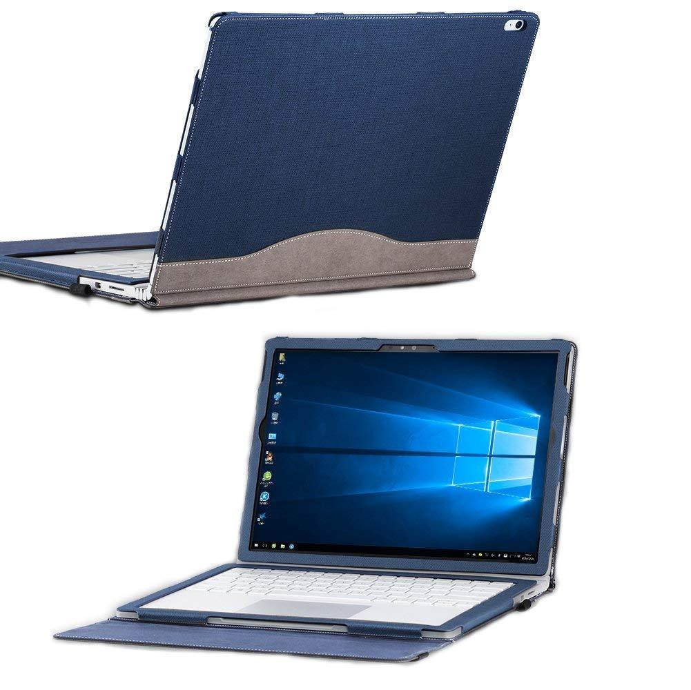 Microsoft Surface Book 2 13.5" Laptop Sleeve Tablet Folio Case Detachable Cover 2/1 Blue