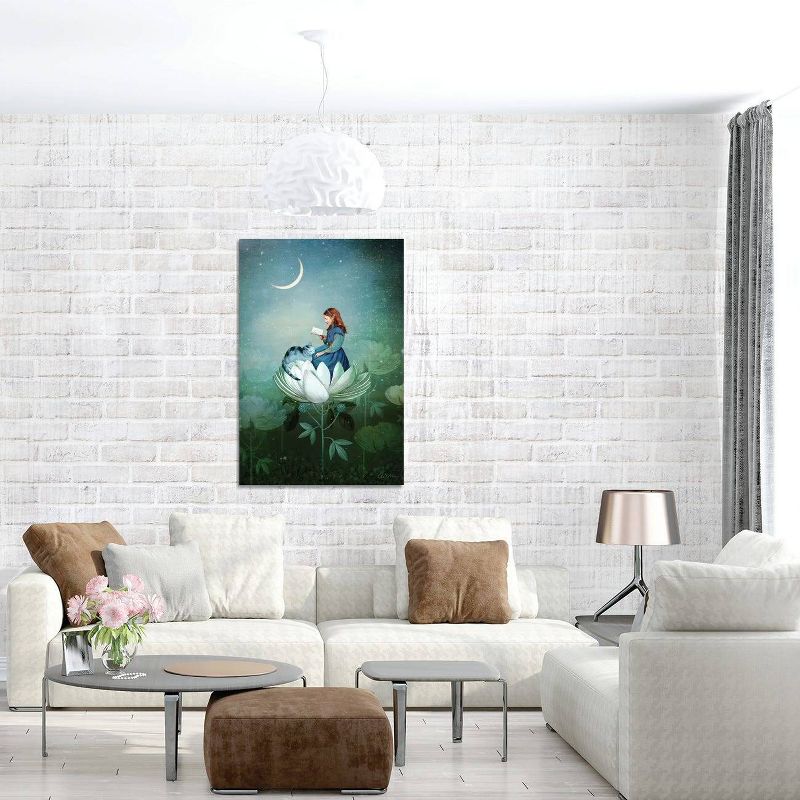 Blue Stories by Catrin Welz Stein Unframed Wall Canvas - iCanvas