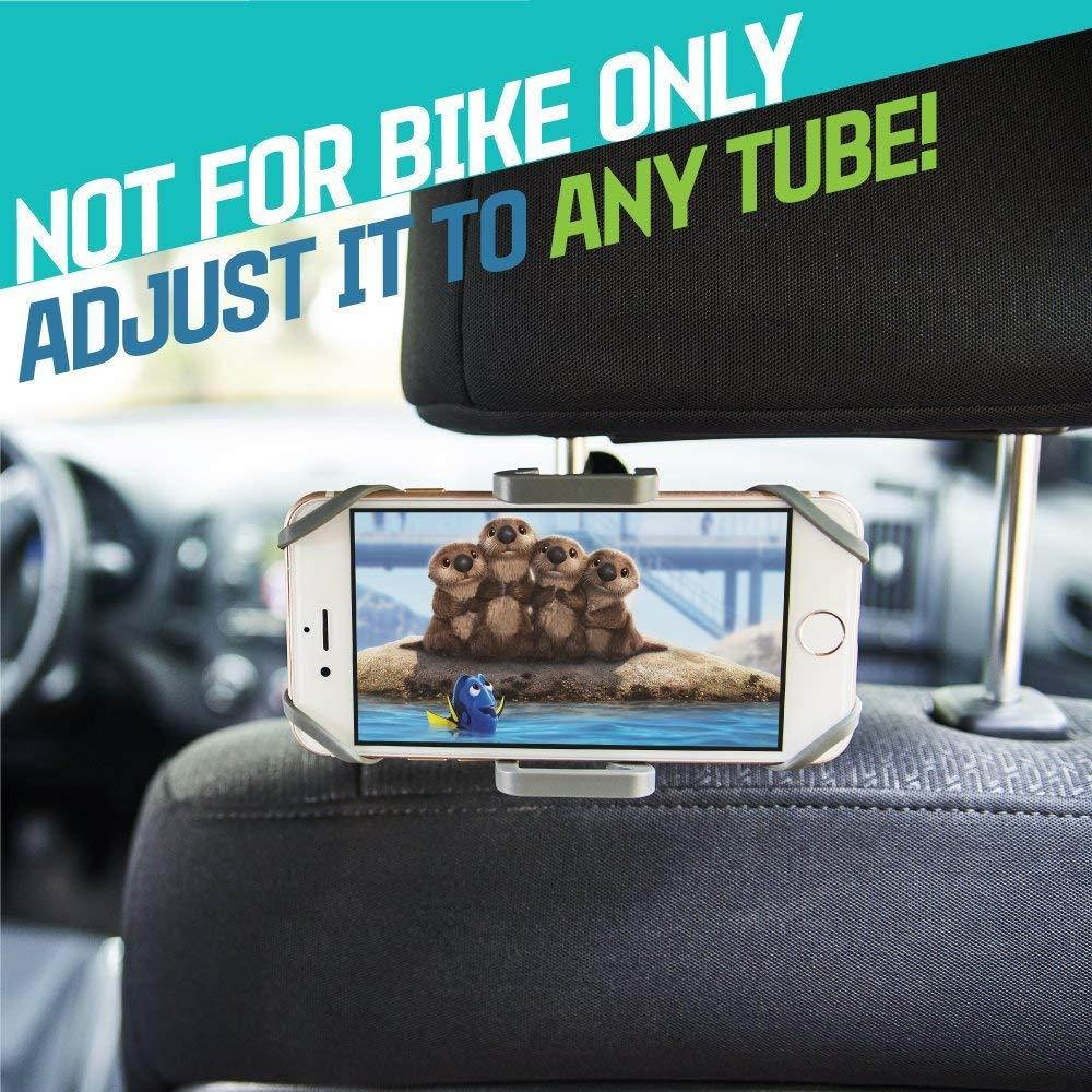 Metal Bike & Motorcycle Phone Mount - The Only Unbreakable Handlebar Holder for iPhone, Samsung or Any Other Smartphone | +100 to Safeness & Comfort