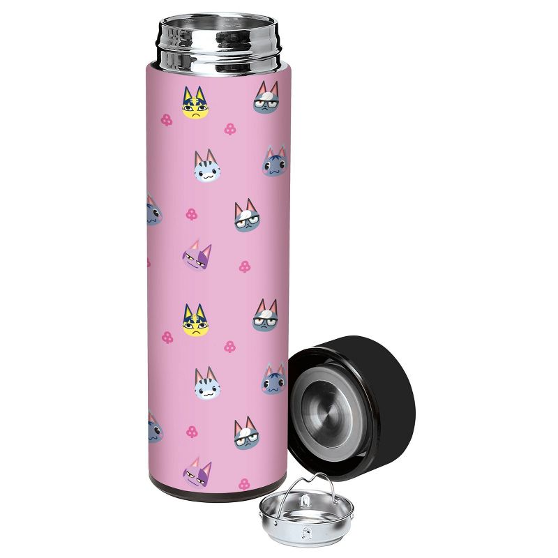Nintendo Animal Crossing 17oz Stainless Steel Water Bottle - Cats