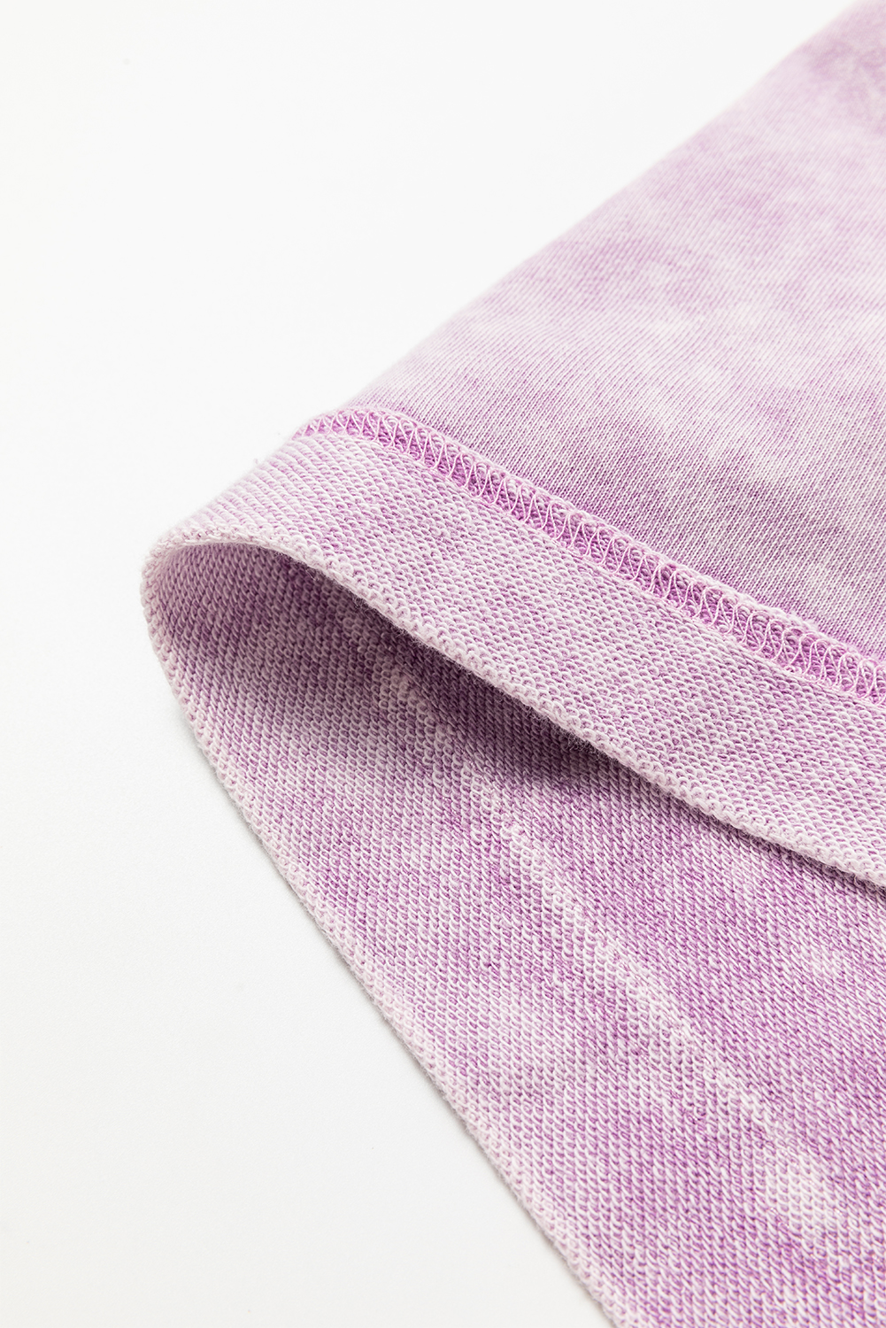 White Tie-dye Print Oversized Boyfriend T Shirt