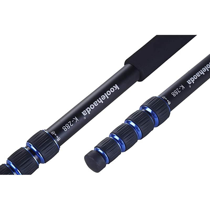 Professional 65inch Camera Aluminium Monopod with Folding Three Feet Support Stand