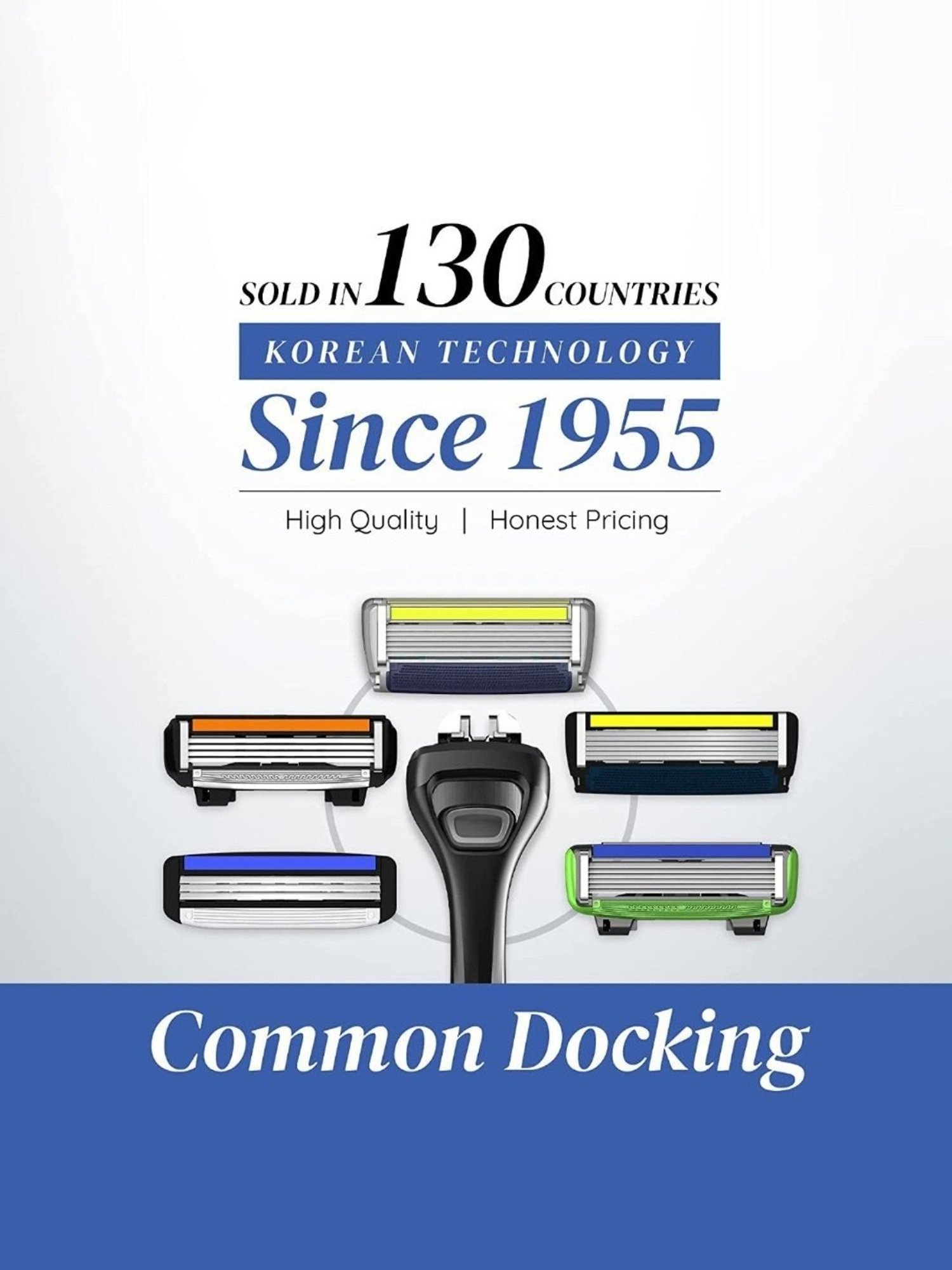 LetsShave Pro 3 Razor Trial Kit for Men (Multicolor)