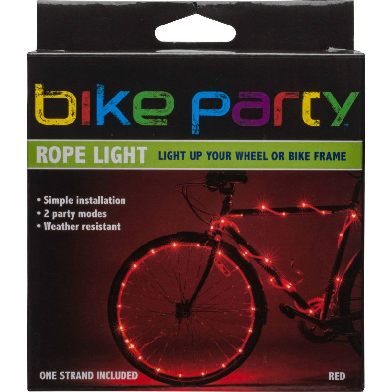 Bike Party Rope LED Light - Red