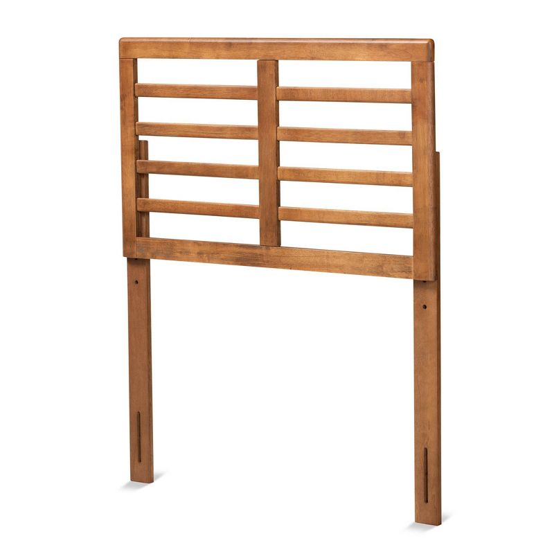 Twin Salome Wood Open Slat Headboard Walnut - Baxton Studio