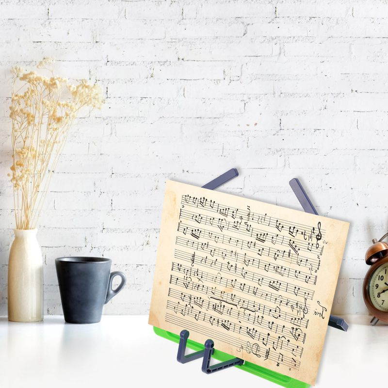 2pcs Professional Folding Multi-purpose Tabletop Book Shelf Music Rack Desktop Reading Stand