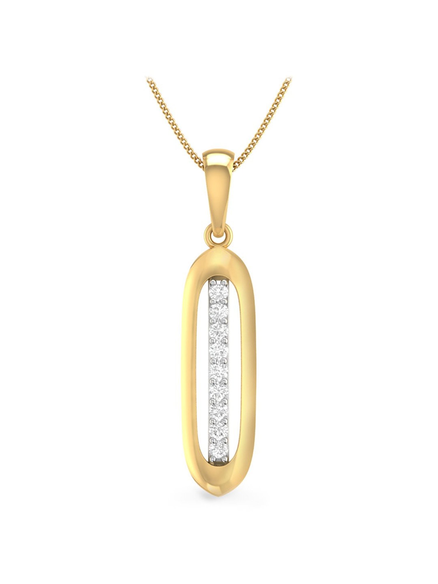PC Jeweller Kegan 18k Gold Pendant without Chain for Women