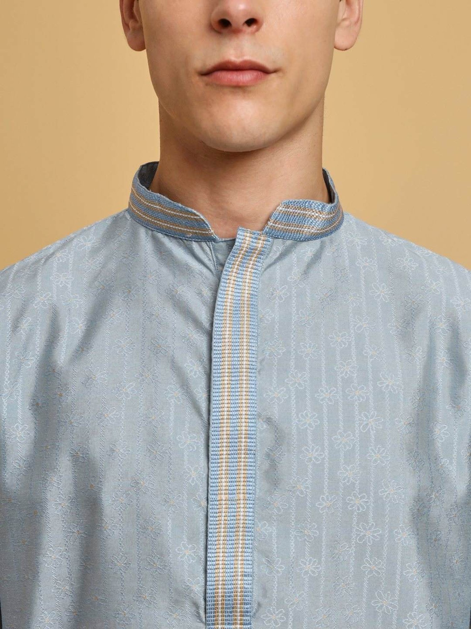 SWAGG INDIA Blue Regular Fit Kurta