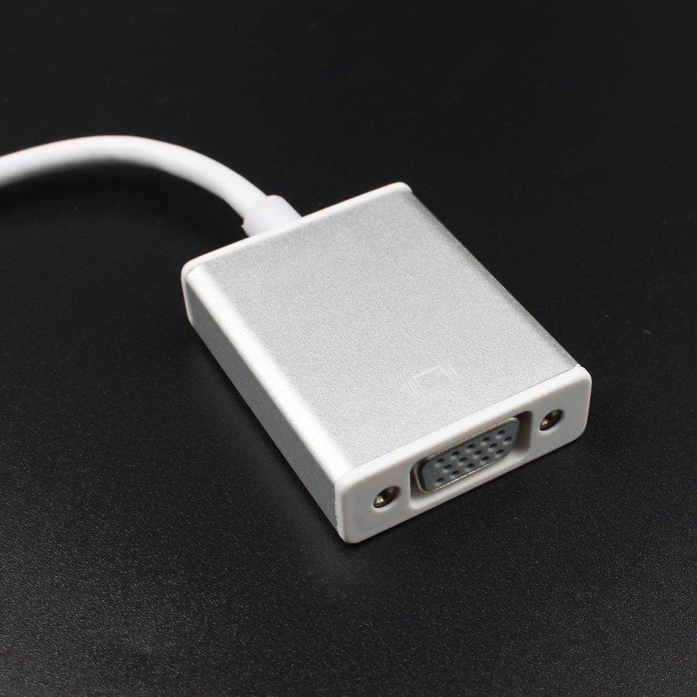 Portable USB3.1 TYPE-C TO VGA Converter TYPE-C TO VGA Adapter Converter Cable