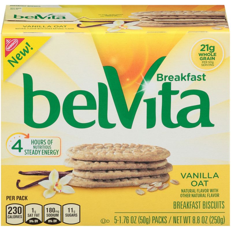 belVita Vanilla Oat Breakfast Biscuits - 5ct