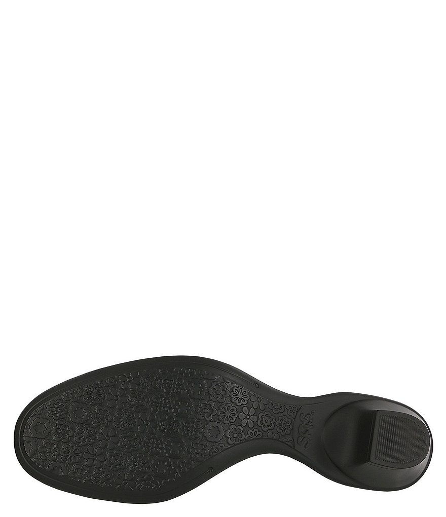 Sas Isabel Leather Block Heel Mary Jane Pumps