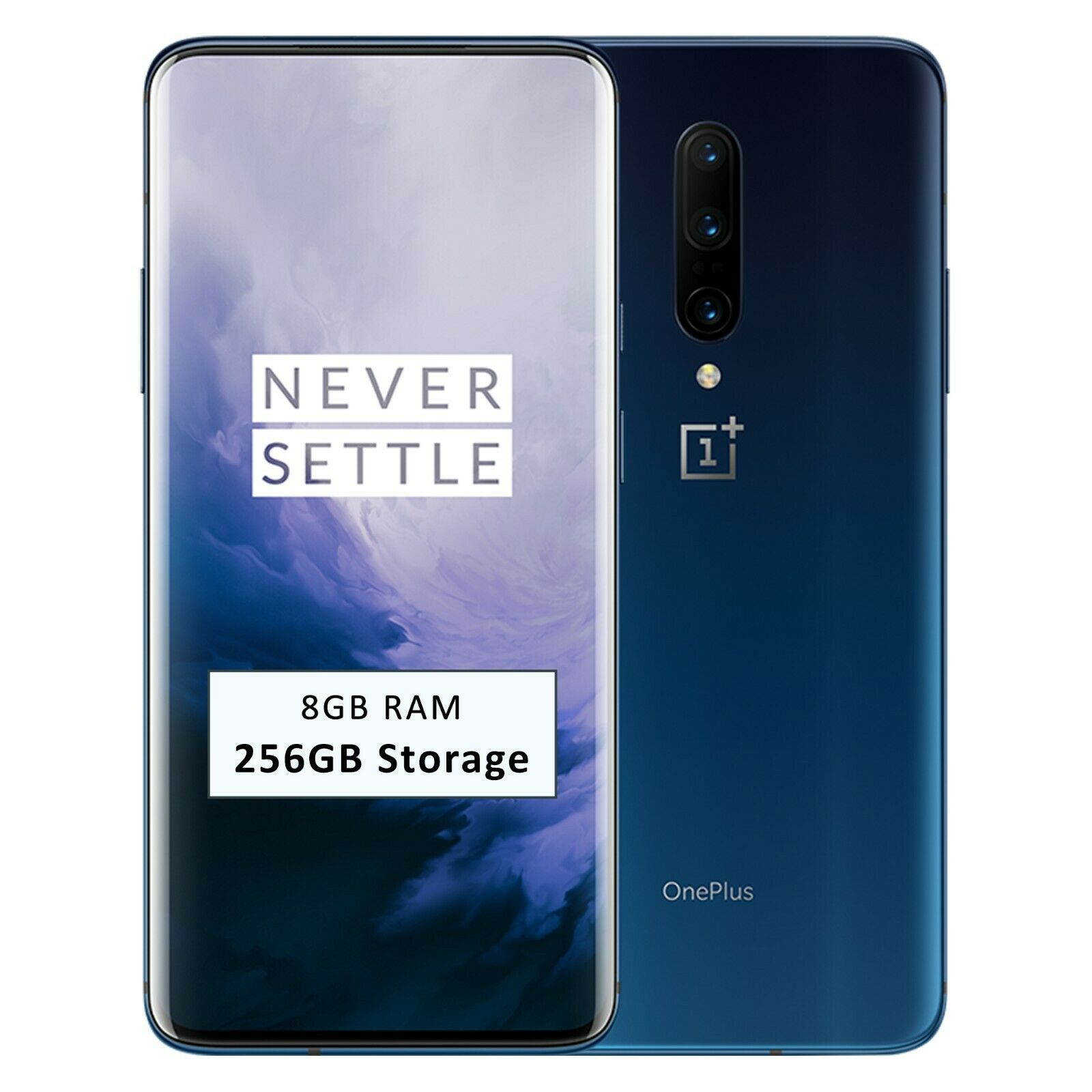 OnePlus 7 PRO 256GB ROM + 8GB RAM Dual-SIM (GSM, CDMA) Factory Unlocked 4G/LTE Smartphone - Nebula Blue