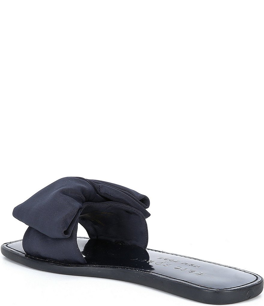 kate spade new york Bikini Fabric Bow Slides