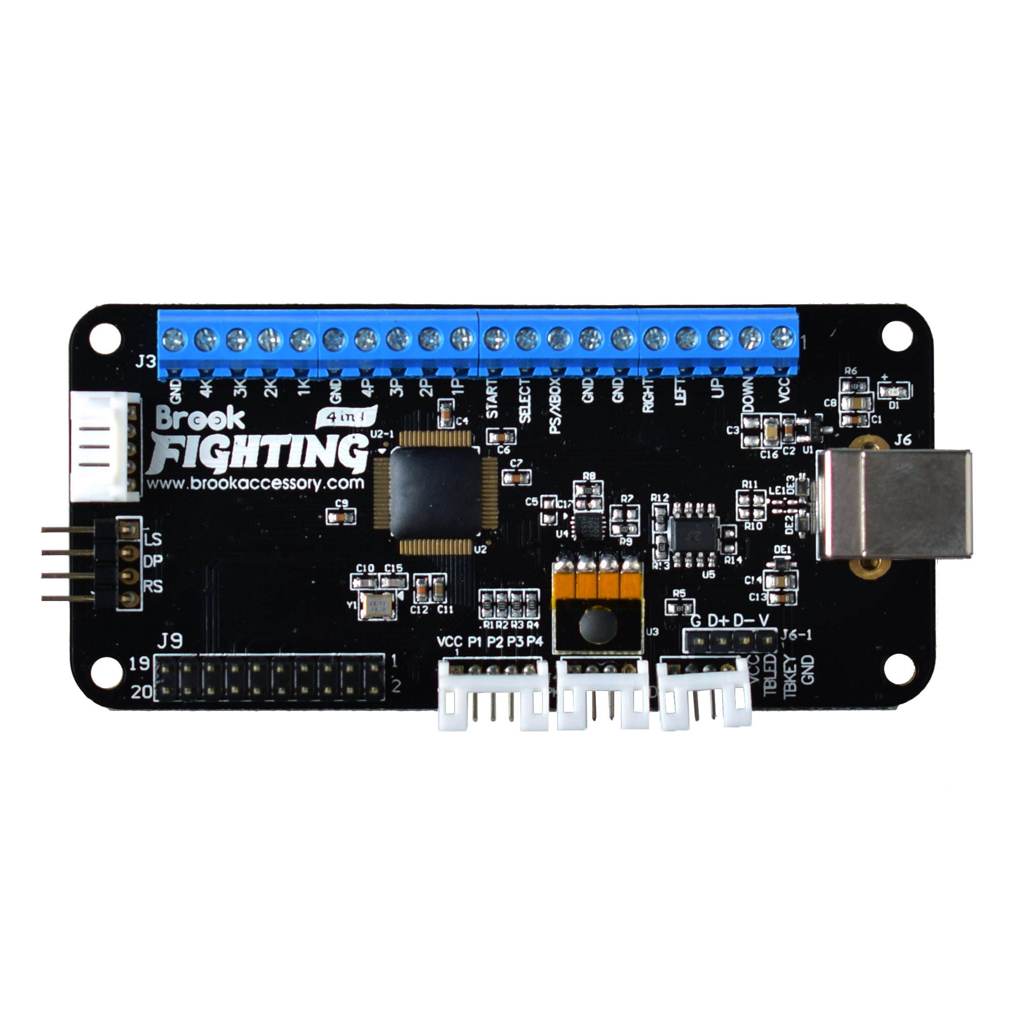 Brook Universal Fighting Board Pin Pre-added for Xbox One 360 PS4 PS3 Wiii U PC
